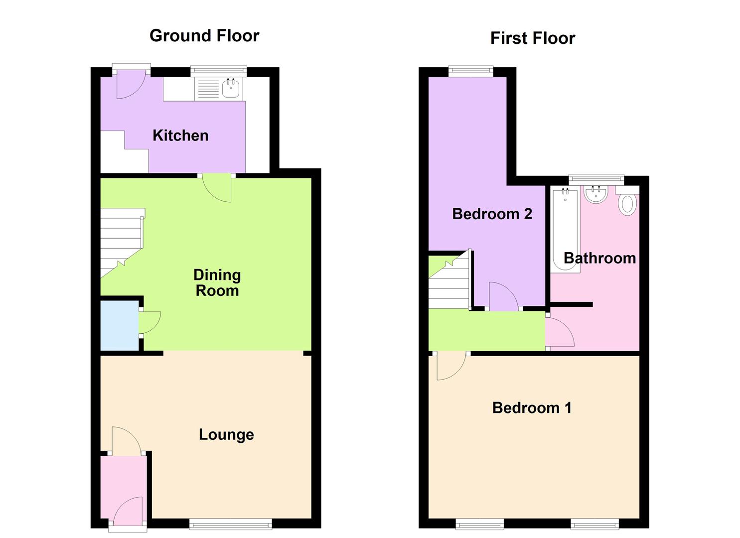 Kersal Road, Manchester floorplan