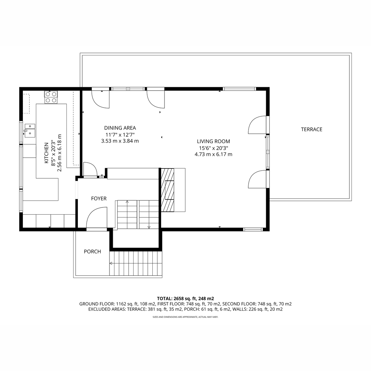 Riverside House, Wildmoor, Hook floorplan