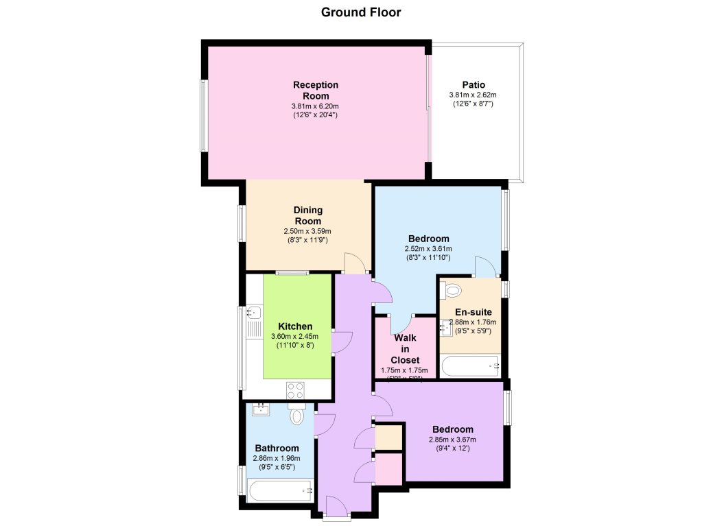 2 Bedrooms Flat to rent in Spencer Close, London N3