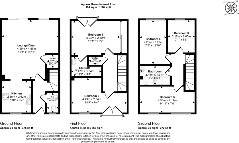 14, Hyde Grove, Dartford floorplan