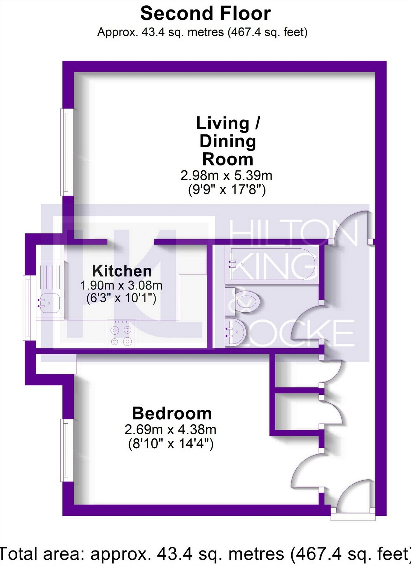 1 Bedrooms Flat for sale in Kinnaird Close, Burnham, Slough, Berkshire SL1