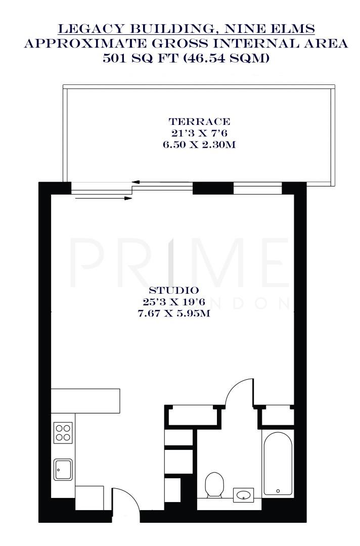 D11, Legacy Building, Embassy Gardens floorplan