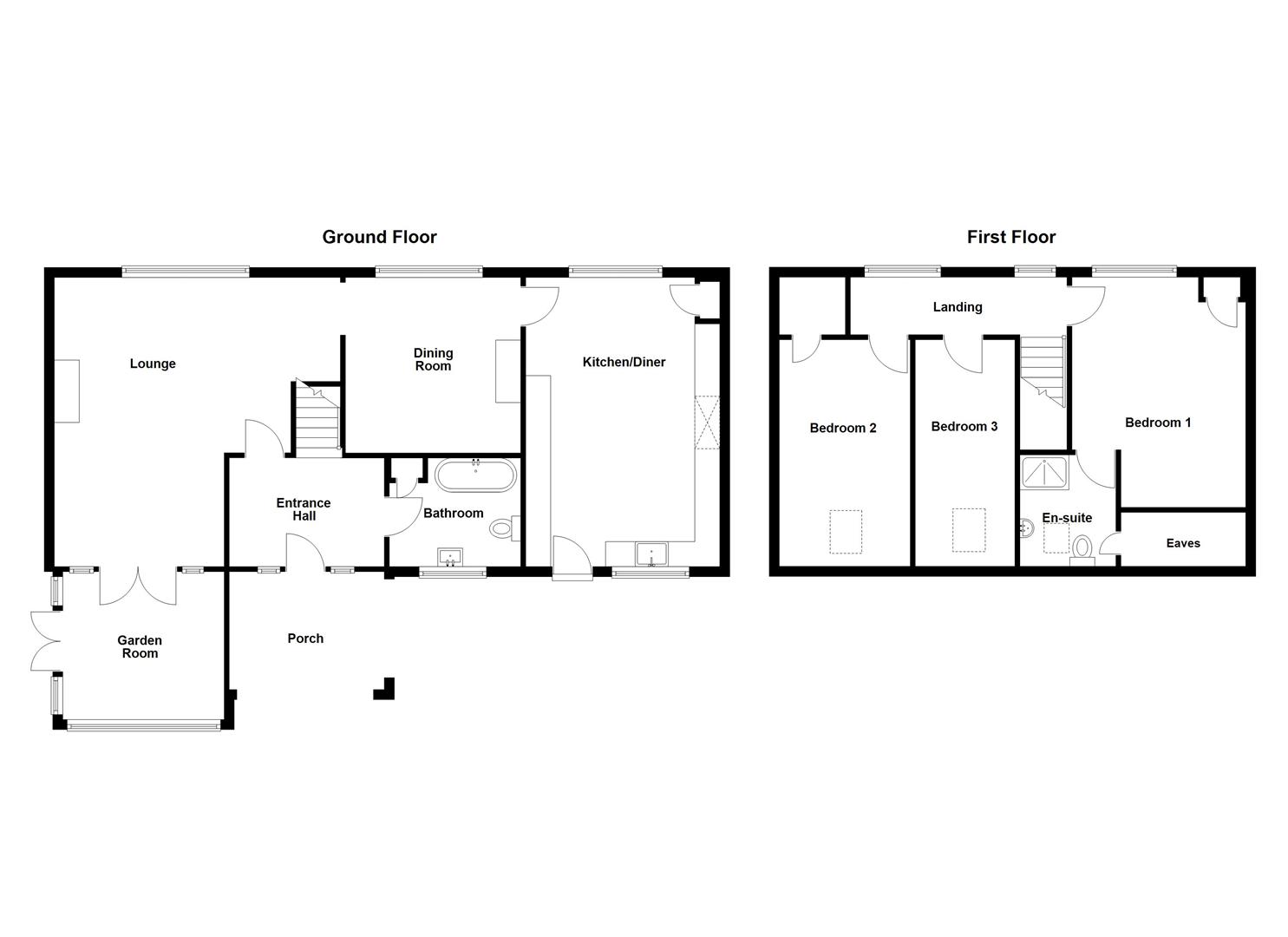 Sea Rock, Sandrock Road, Niton floorplan