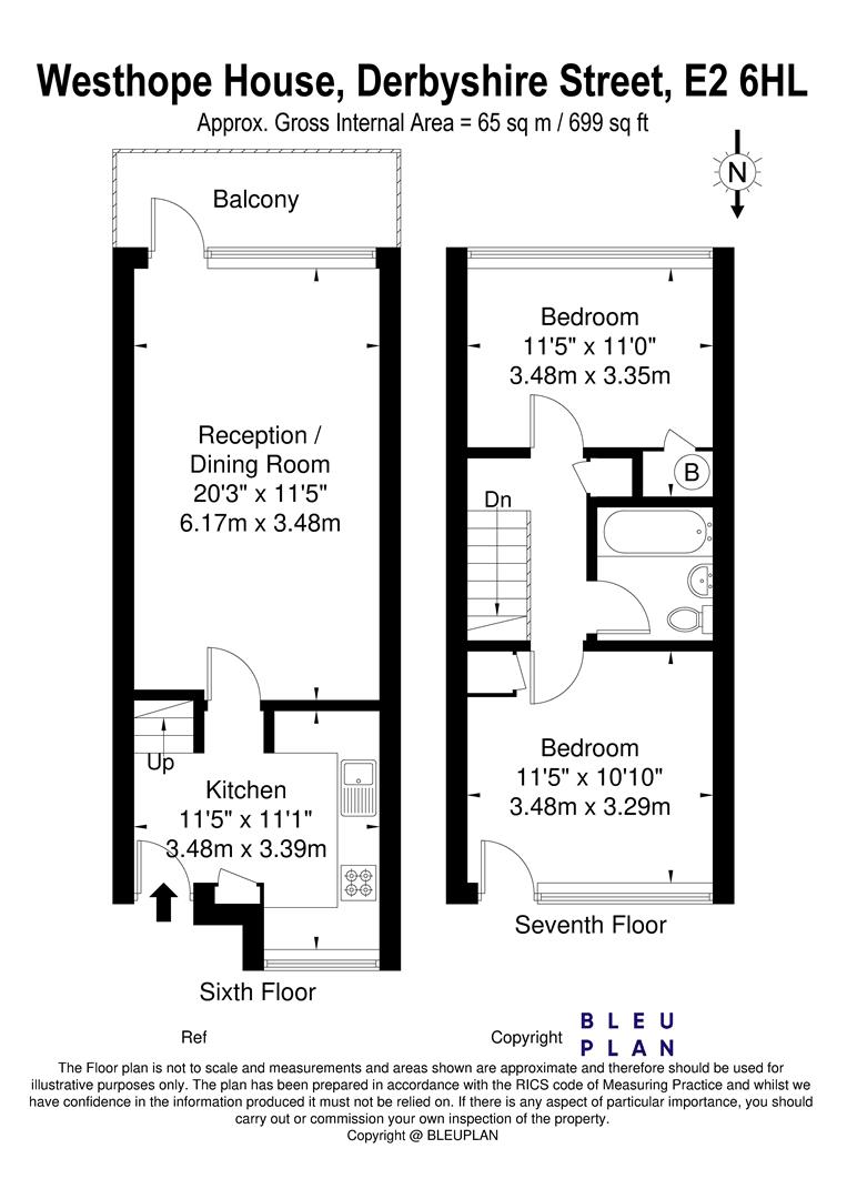 Westhope House, Derbyshire Street, Bethnal Green E2, 2 bedroom flat for sale 61462552