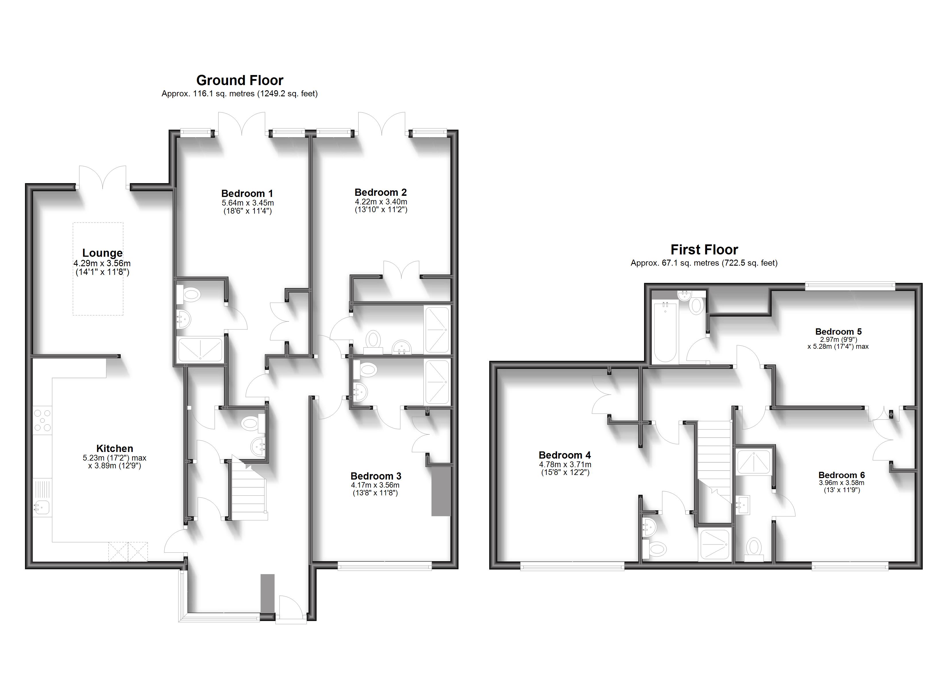Room 1, 53, Scafell Avenue, Fareham floorplan