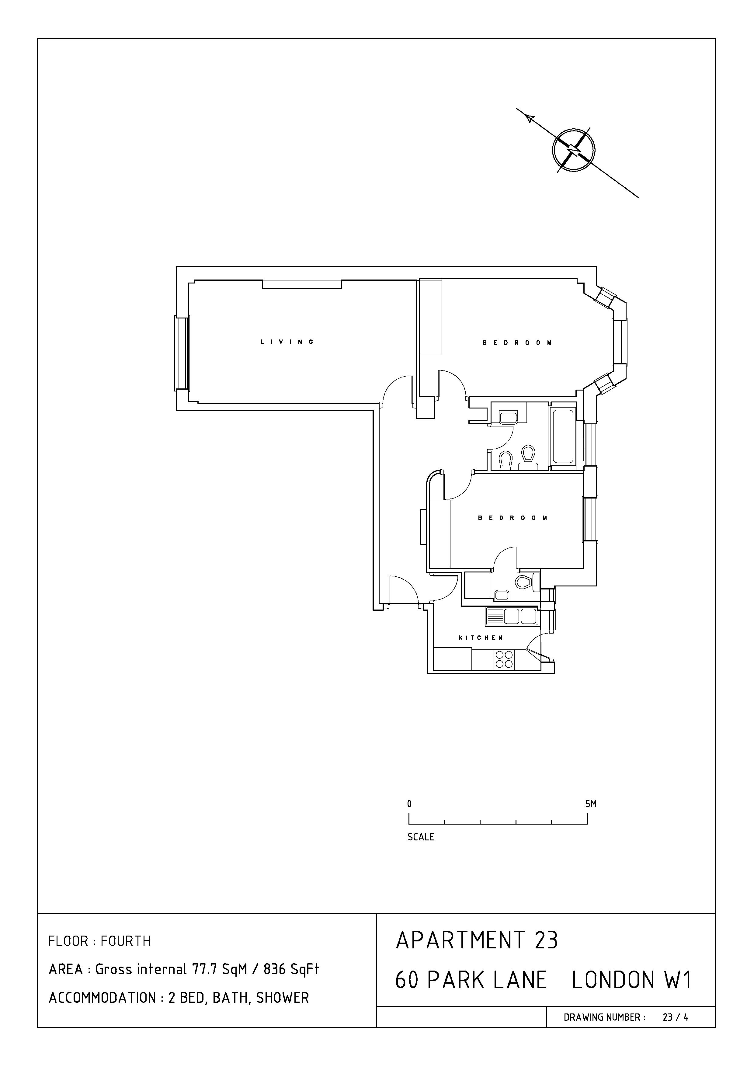 2 Bedrooms Flat to rent in Park Lane, Mayfair, London W1K