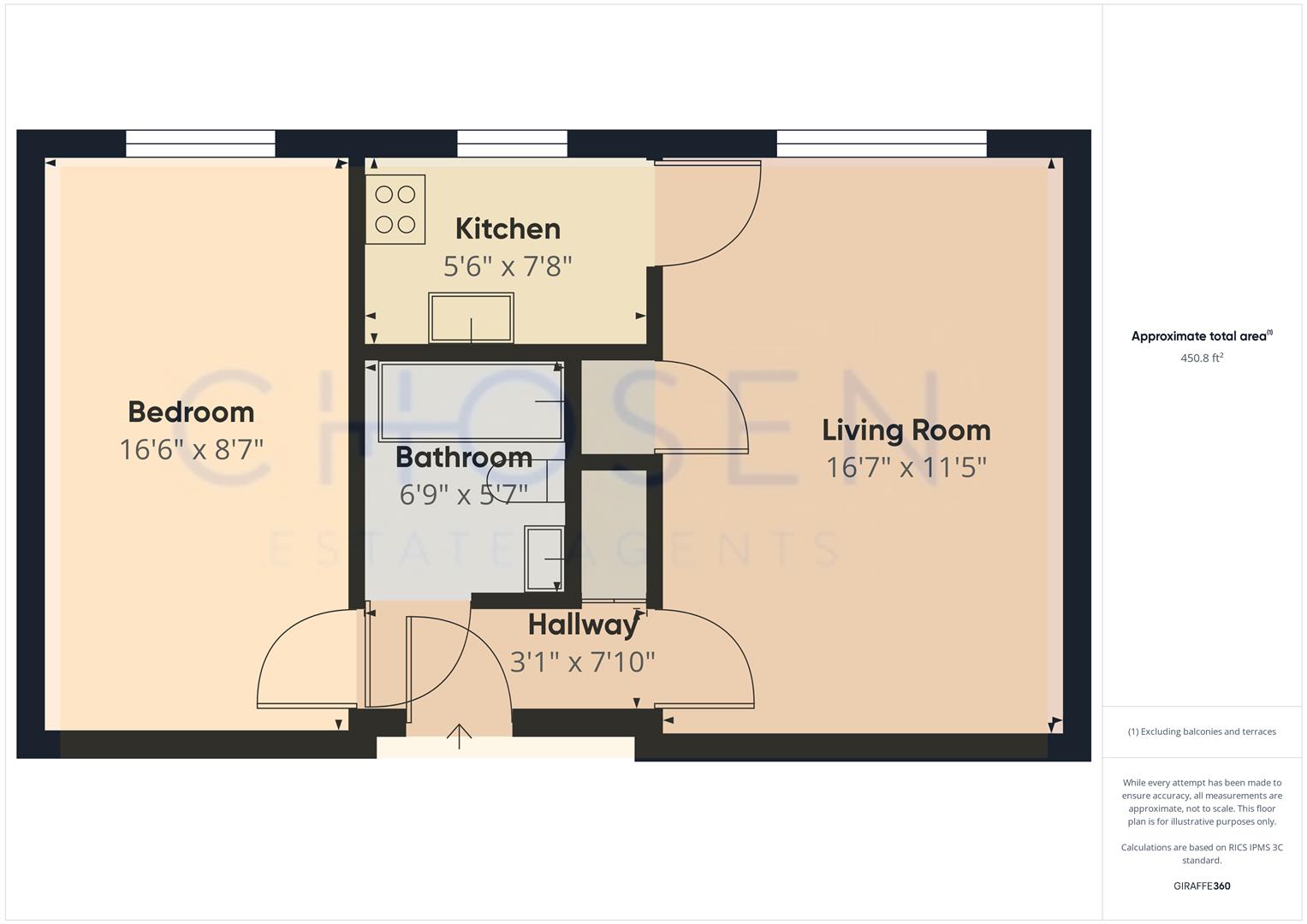 17 Sweetbriar House, Chapel Hay Lane, Gloucester floorplan