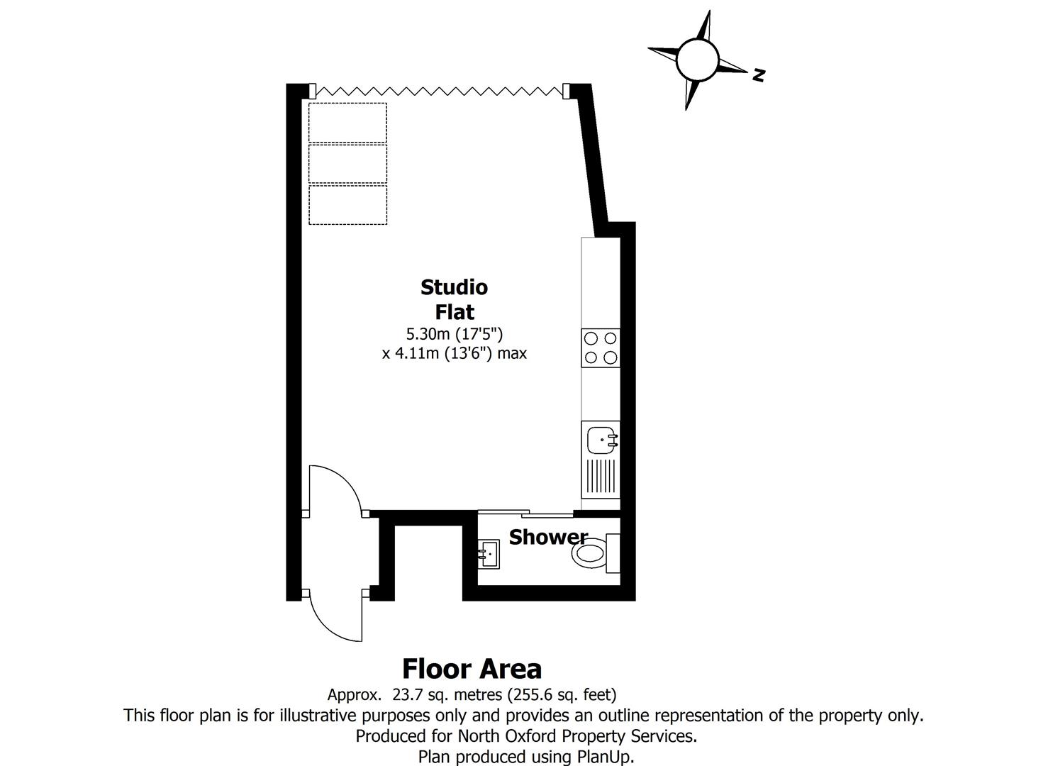 83, Walton Street - Studio (GF), Oxford floorplan