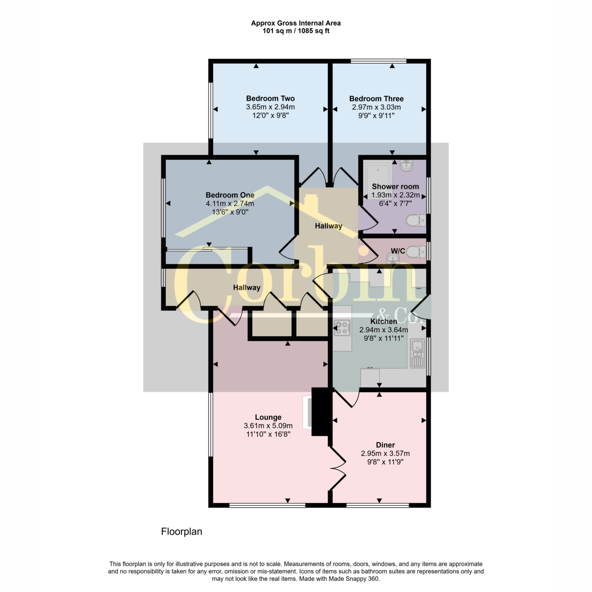 Wheelers Lane, Bournemouth floorplan