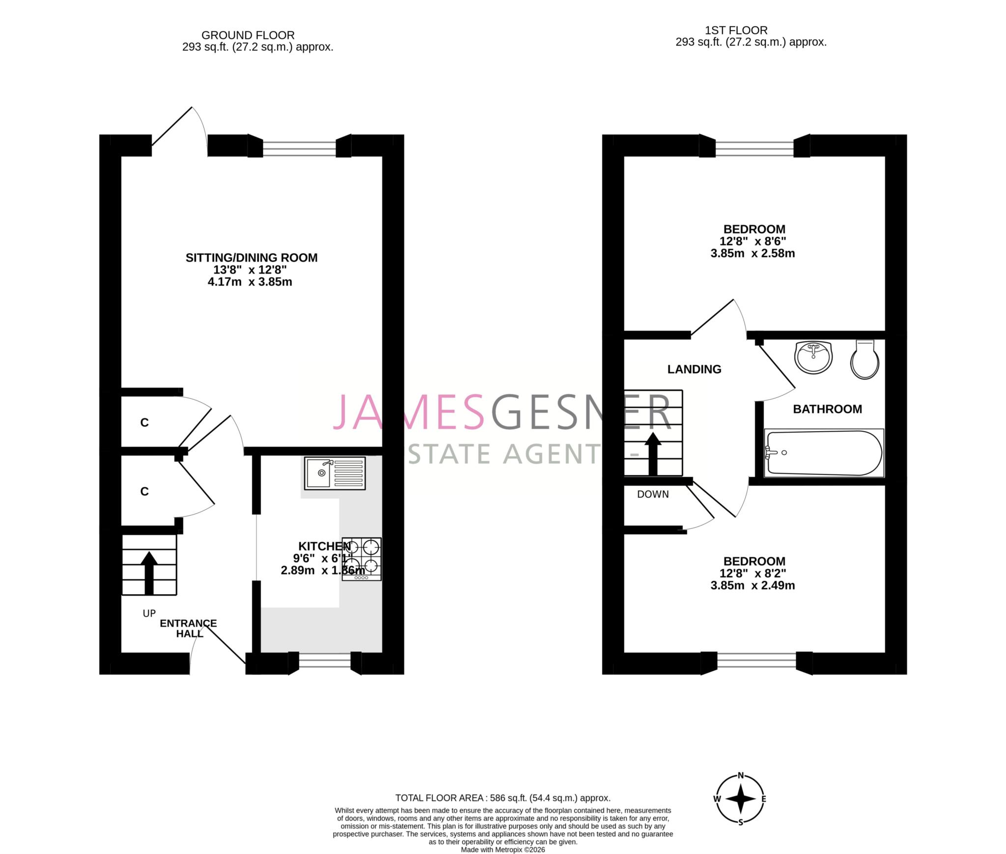 3, Magdalen Court, Didcot floorplan
