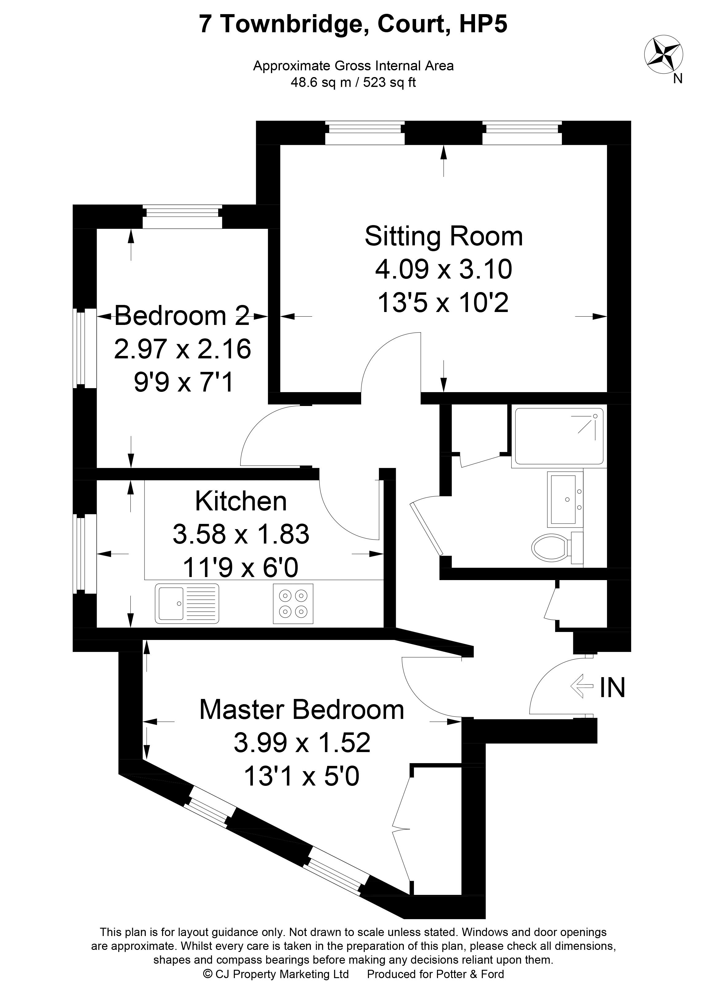 2 Bedrooms  for sale in Town Bridge Court, Chesham HP5