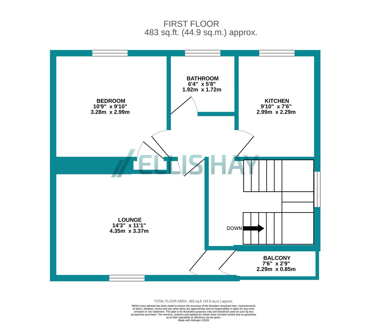 37, Gildercliffe, Scarborough floorplan