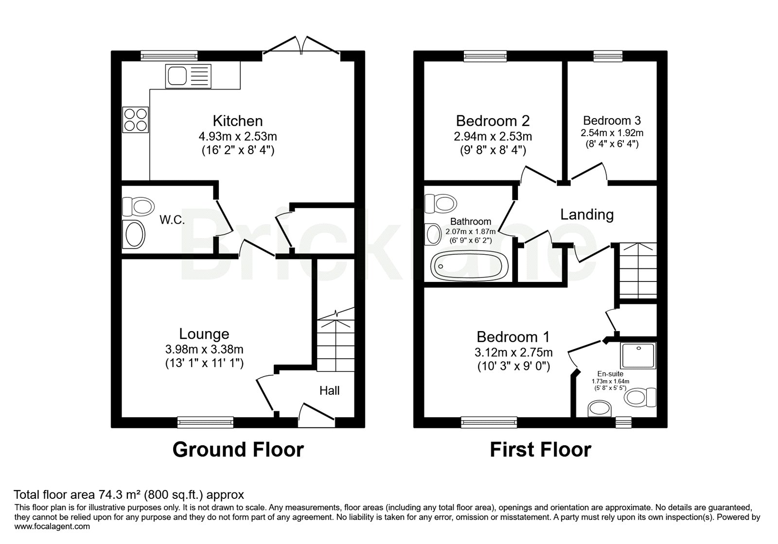 Funnell Drive, Pevensey floorplan