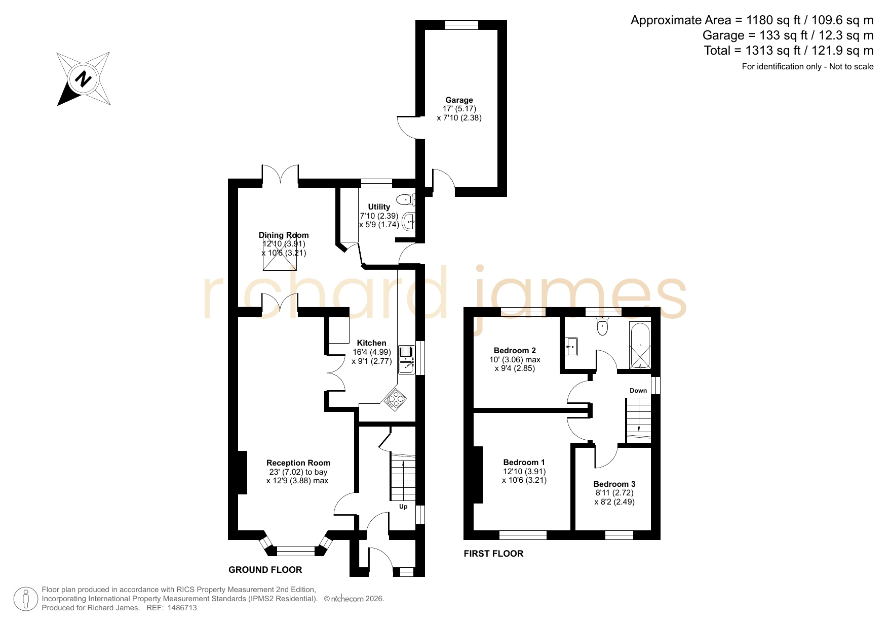 3, Ridgeway Road, Swindon floorplan