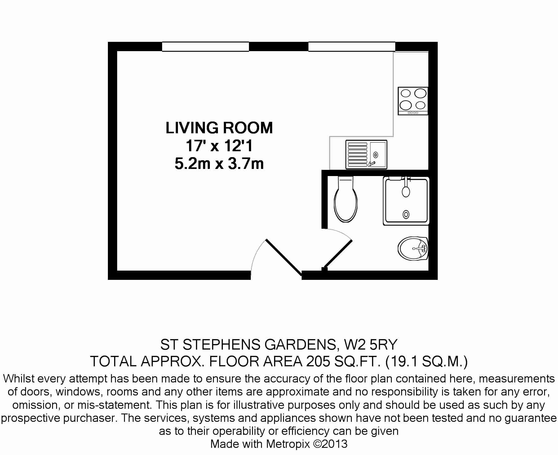 0 Bedrooms Studio to rent in 1-5 St Stephens Gardens, Hyde Park W2