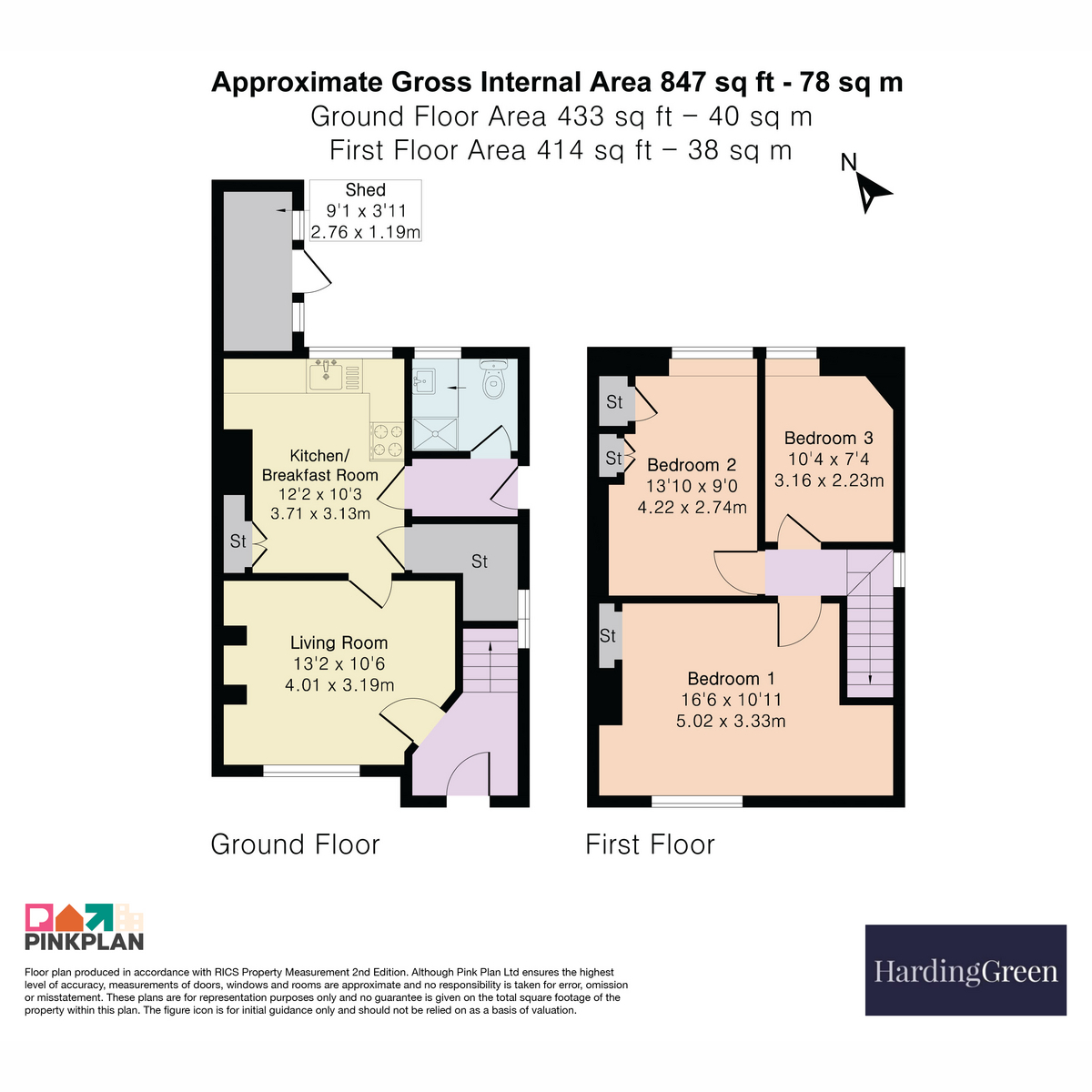 1 and 2 Kings Farm Cottages, Blakes Road, Wargrave floorplan