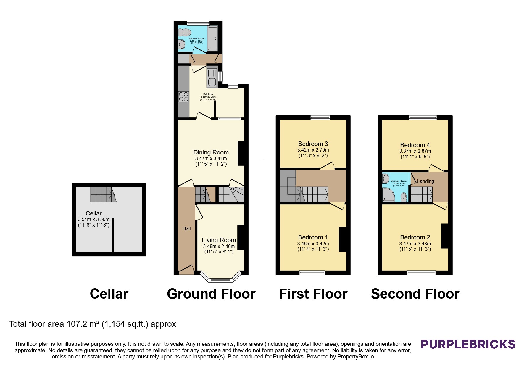 13, Radford Boulevard, Nottingham floorplan
