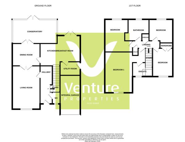 22, Redruth Drive, Darlington floorplan