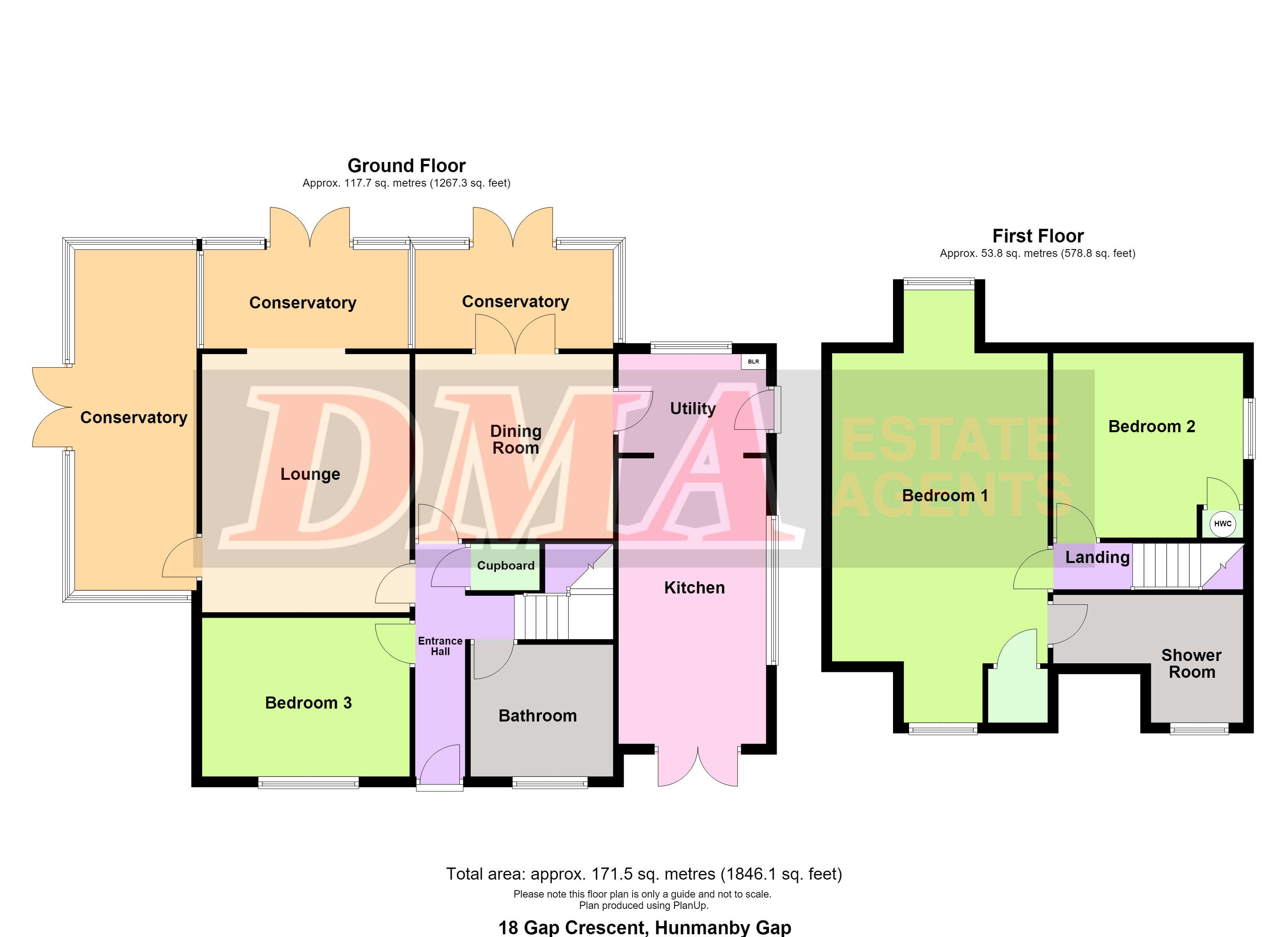 18, Gap Crescent, Filey floorplan