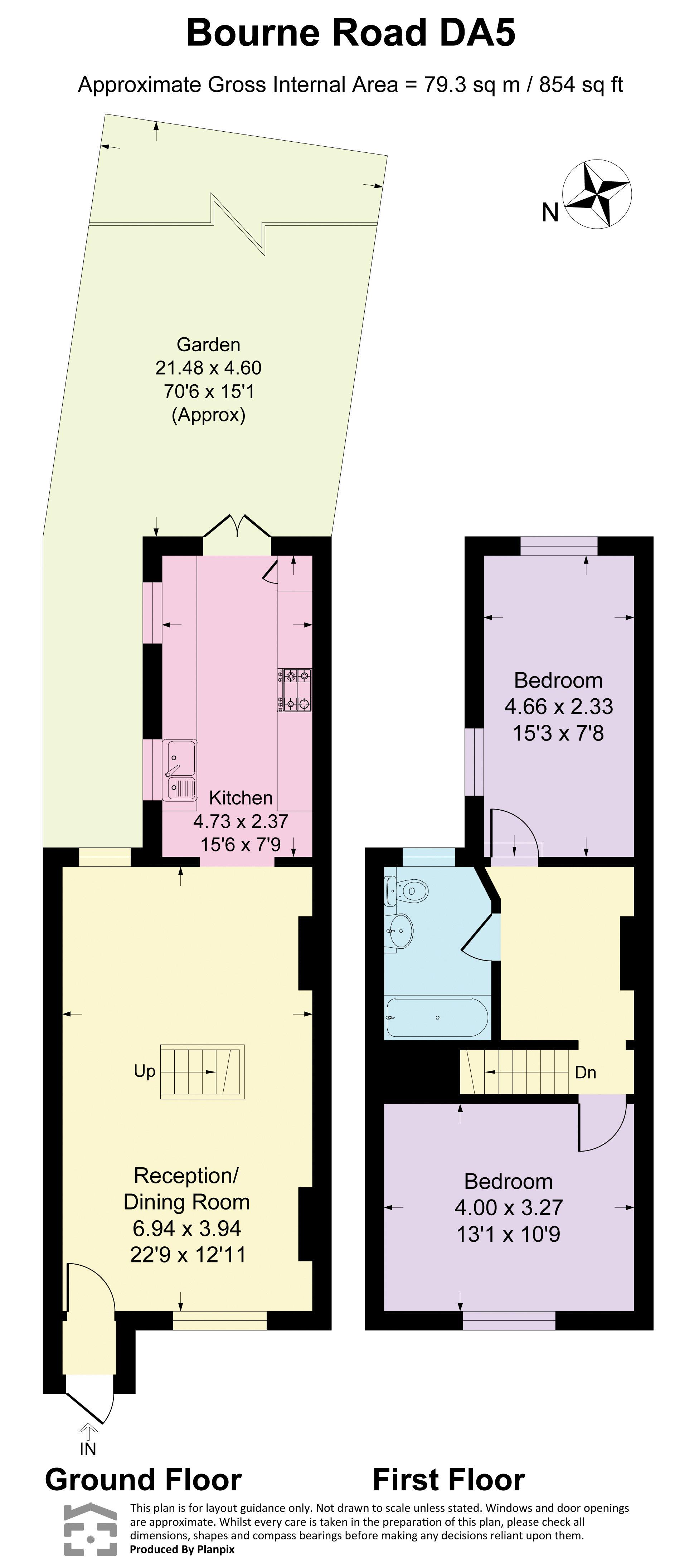 57, Bourne Road, Bexley floorplan