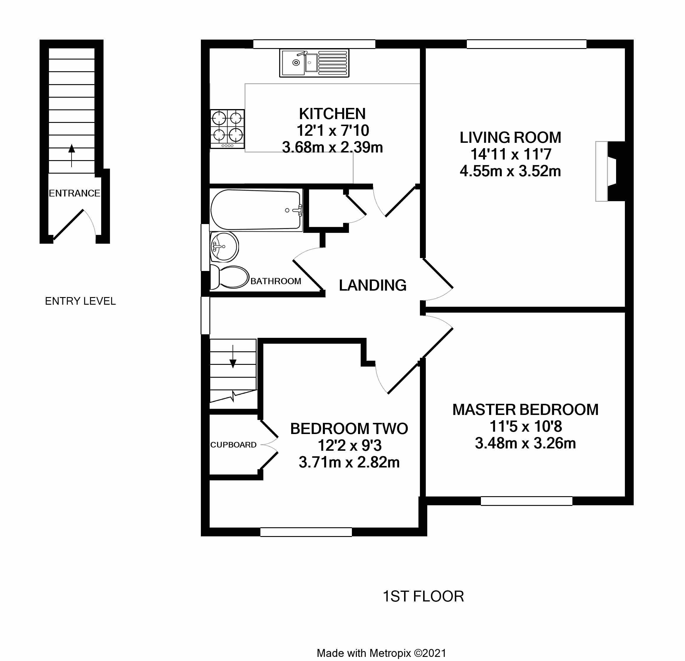 121c,, Prospect Road, Farnborough floorplan