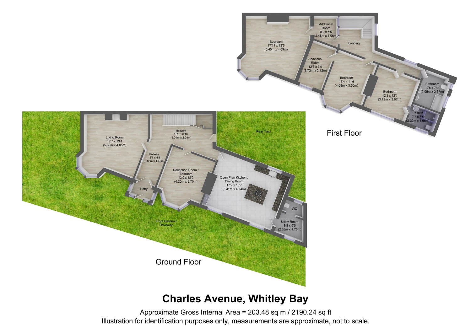 5, Charles Avenue, Whitley Bay floorplan