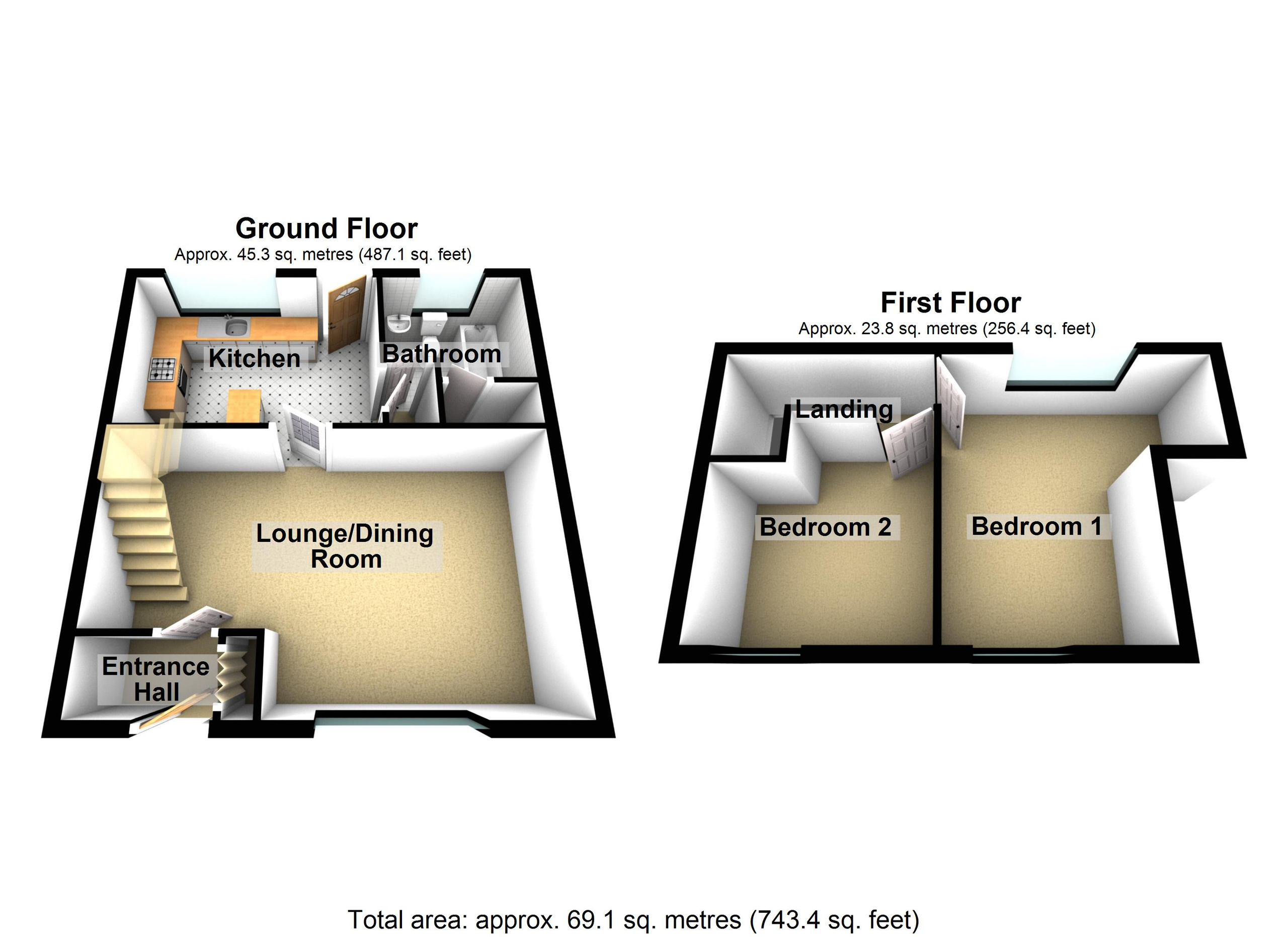55 Nightingale Street, Merthyr Tydfil floorplan