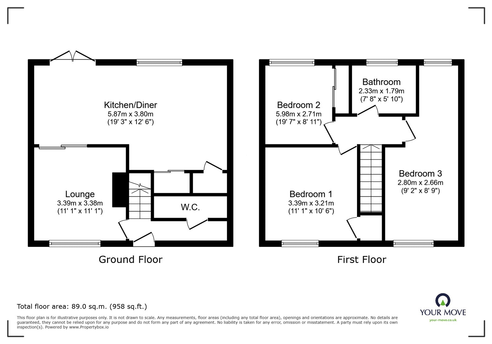 54, Keenan Drive, Warwickshire floorplan