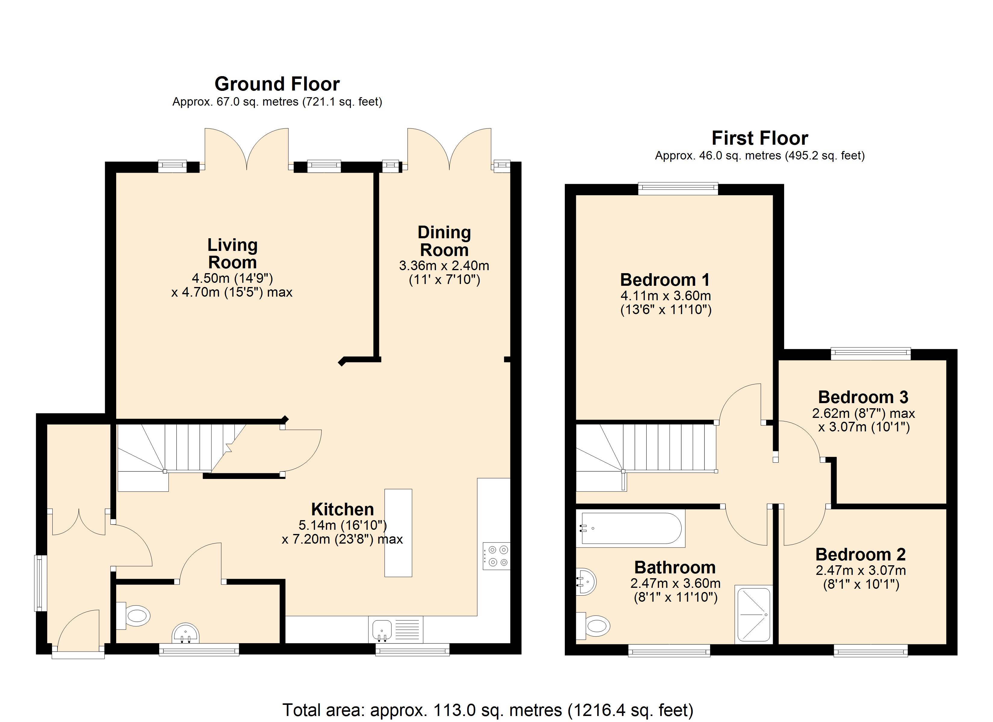 16a, Green Close, Wiltshire floorplan