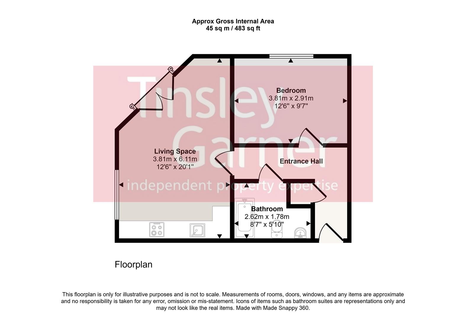 9, Reliant House, Stone floorplan
