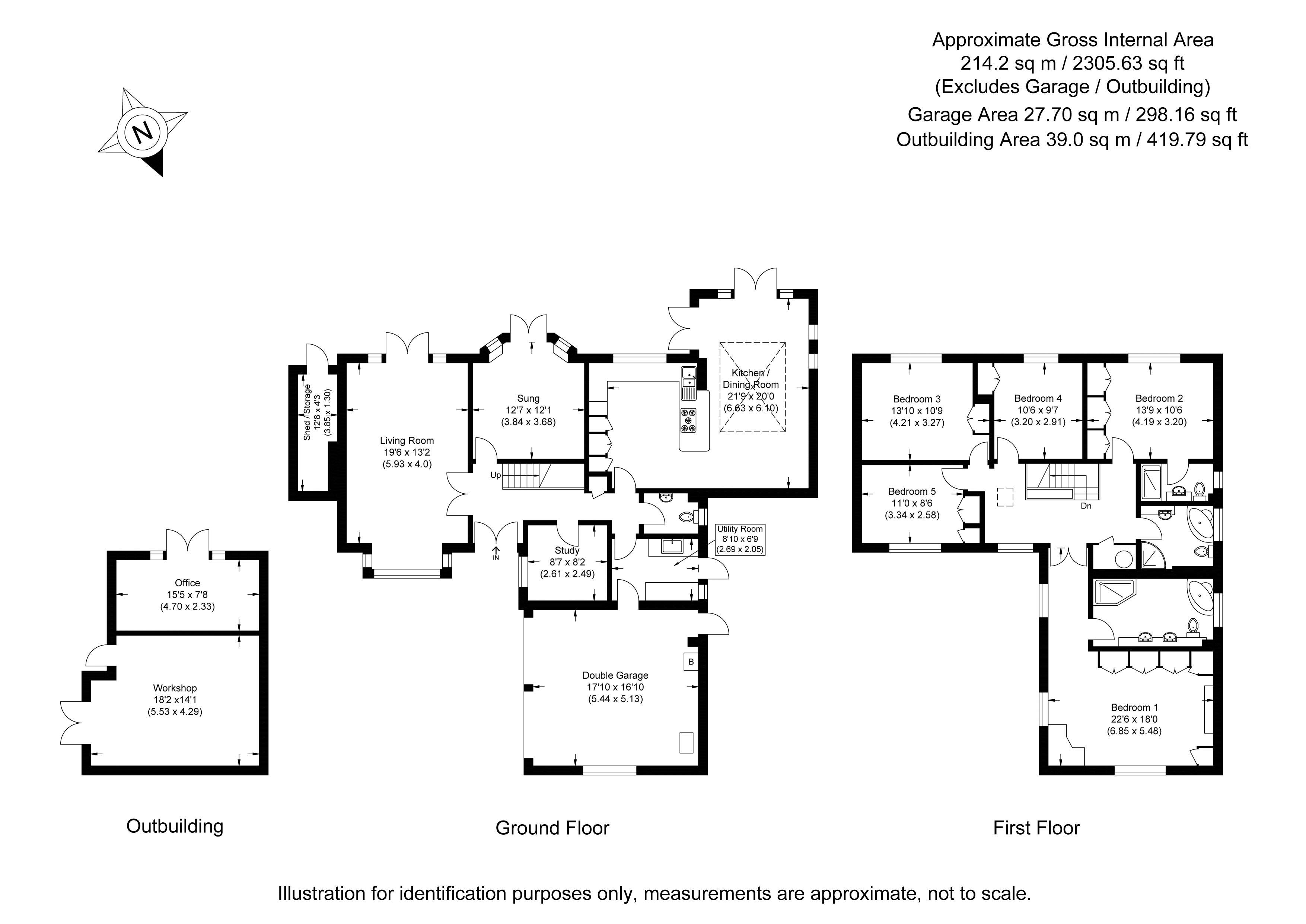 4, Bishops Grove, Windlesham floorplan