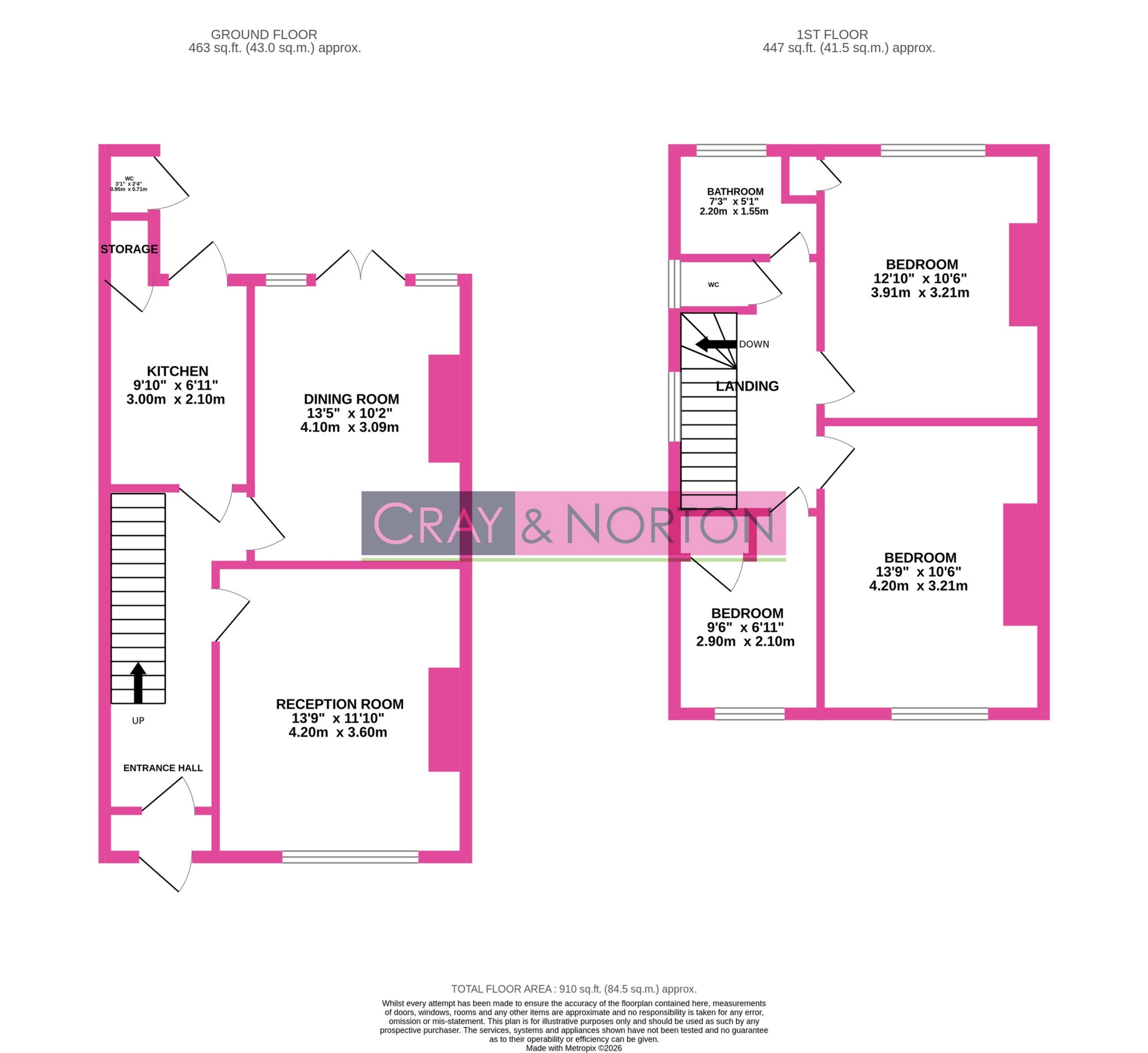 525, Davidson Road, Croydon floorplan