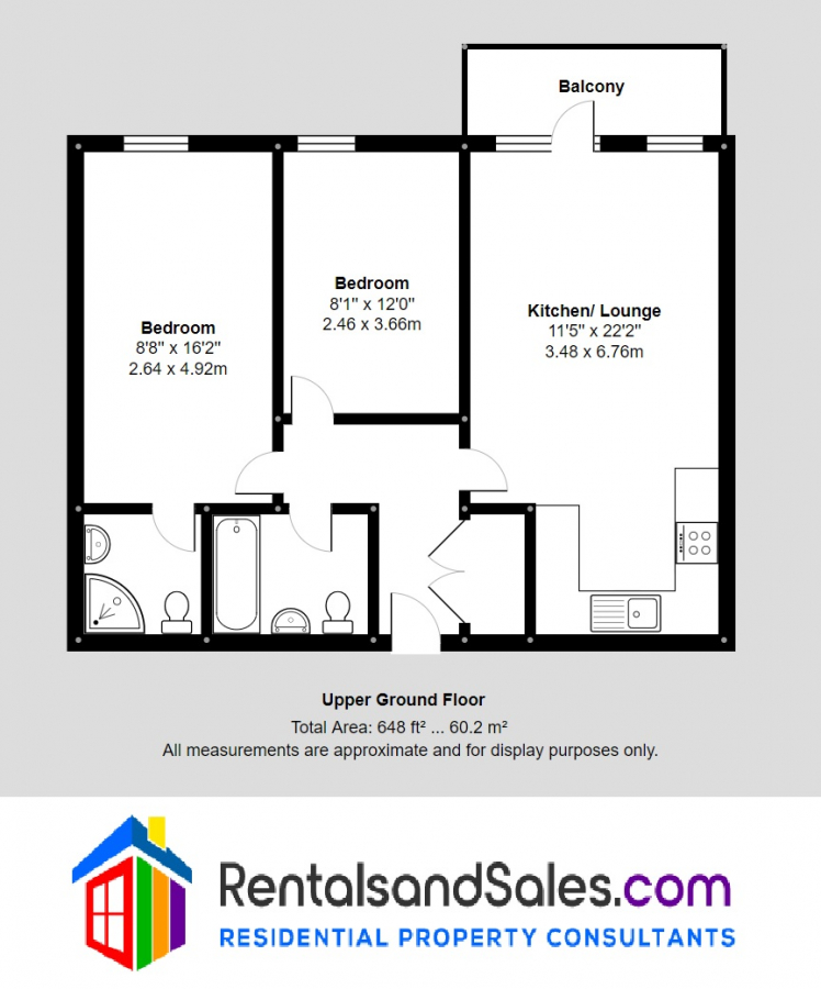 2 Bedrooms Flat to rent in Bassett House, Haydons Road, Wimbledon SW19