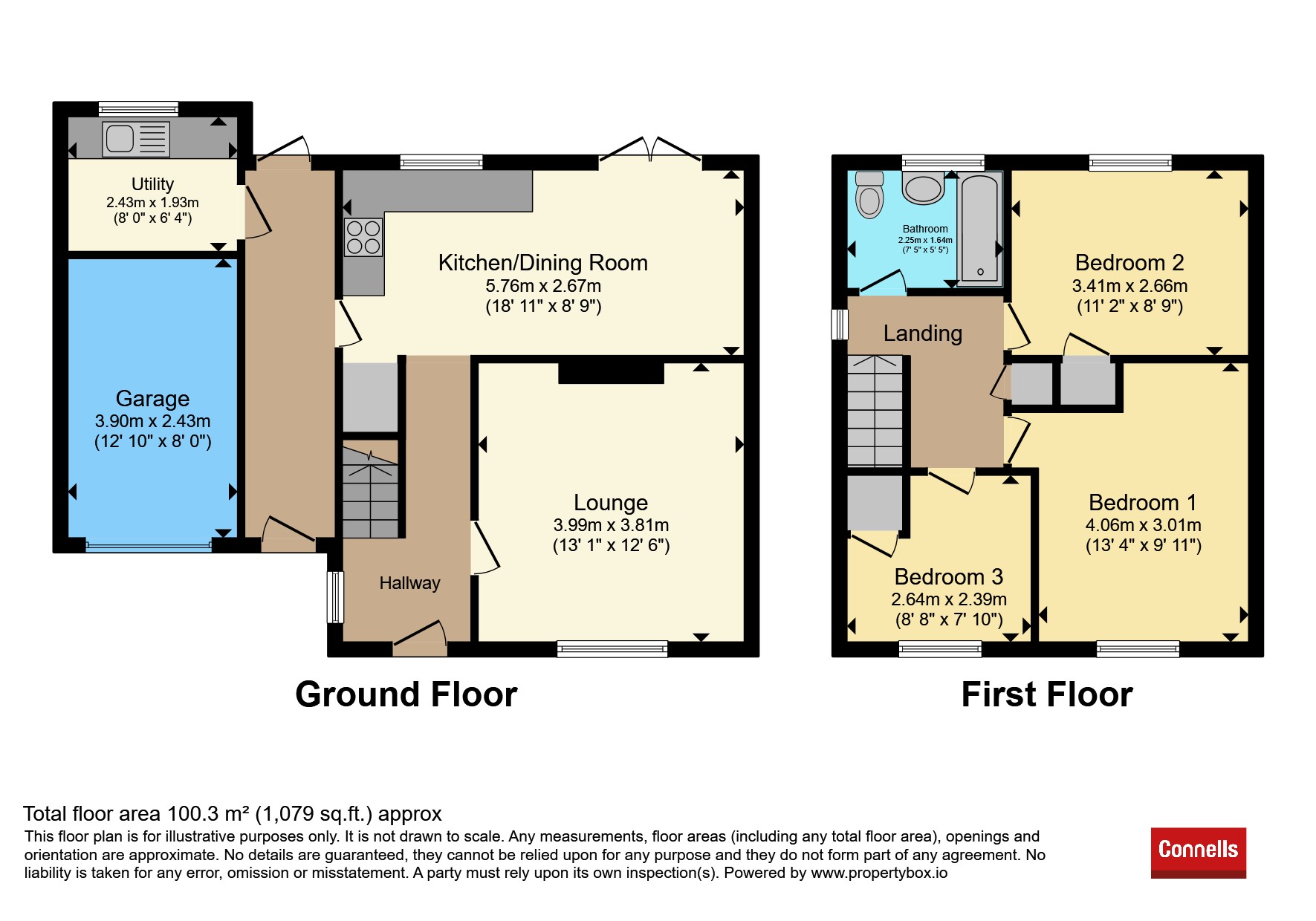 9, Friars Way, Tunbridge Wells floorplan