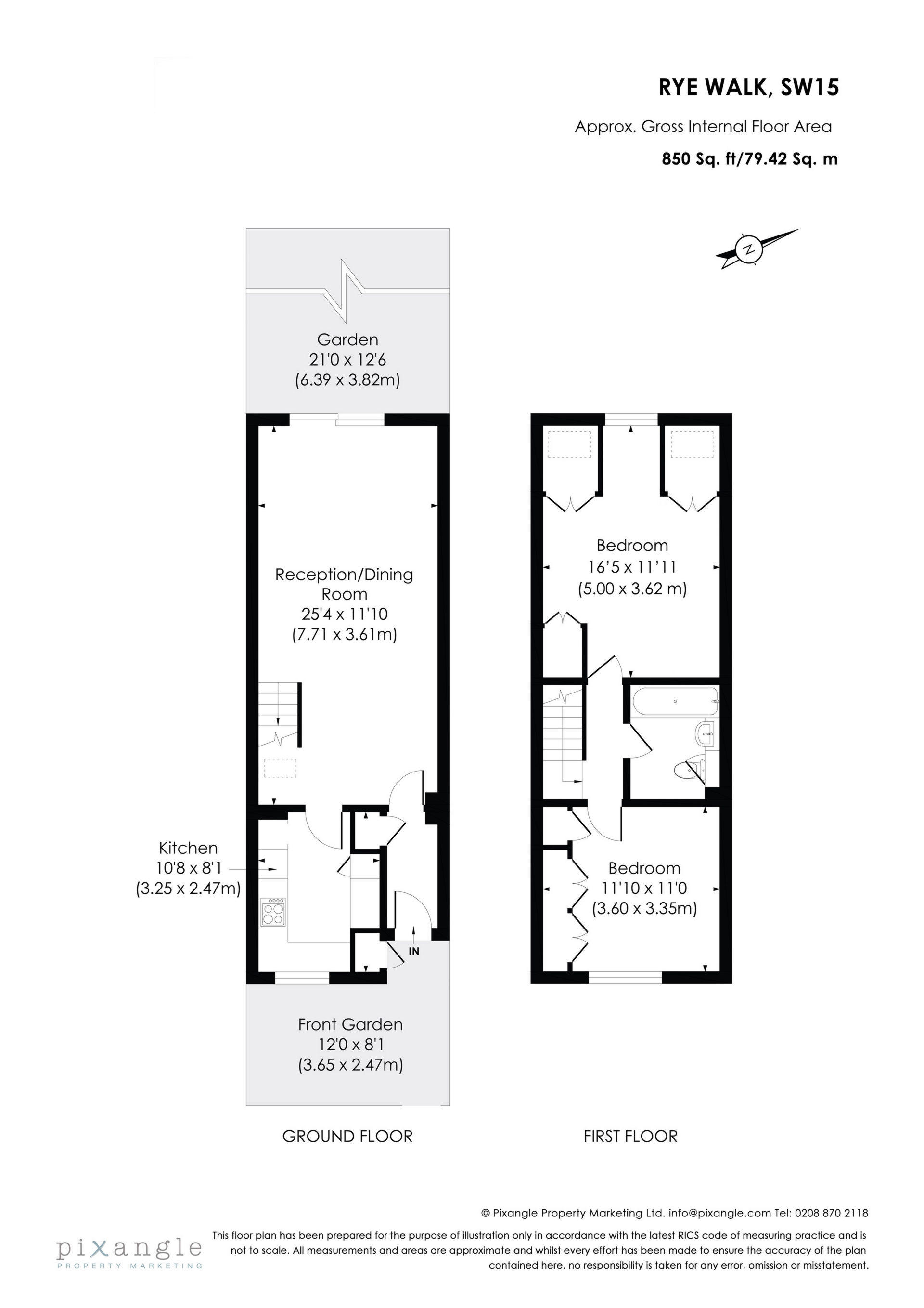 6, Rye Walk, London floorplan