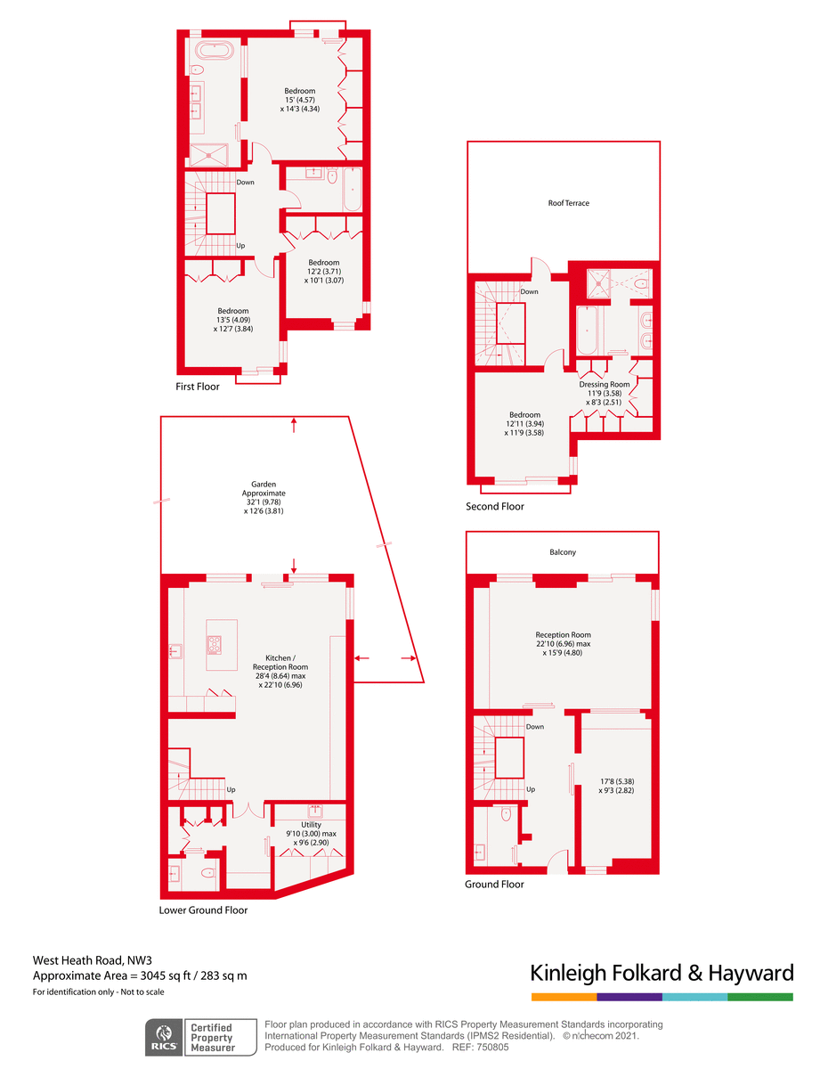 181 B, West Heath Road, London floorplan
