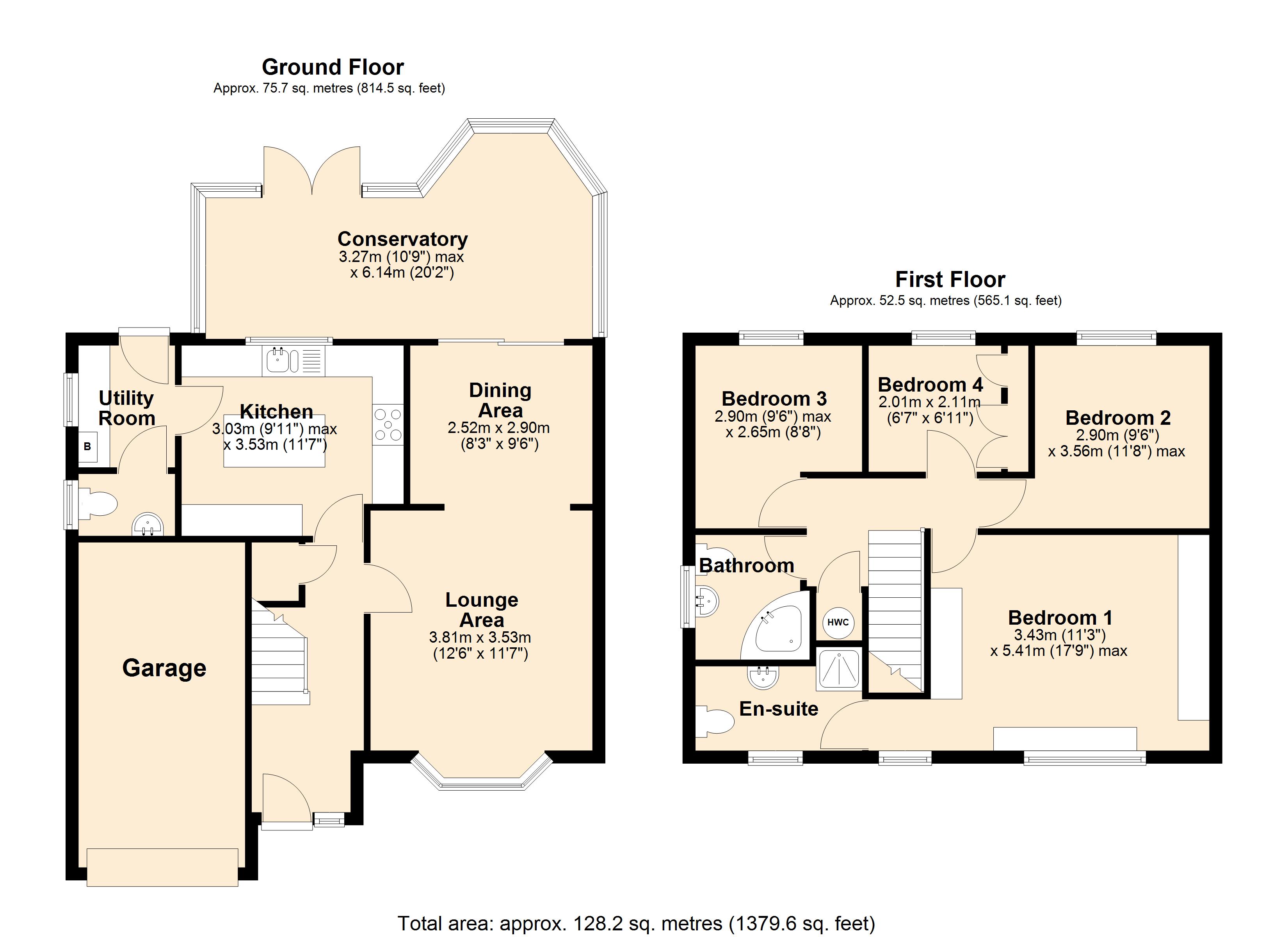 28, Shrewton Close, Wiltshire floorplan