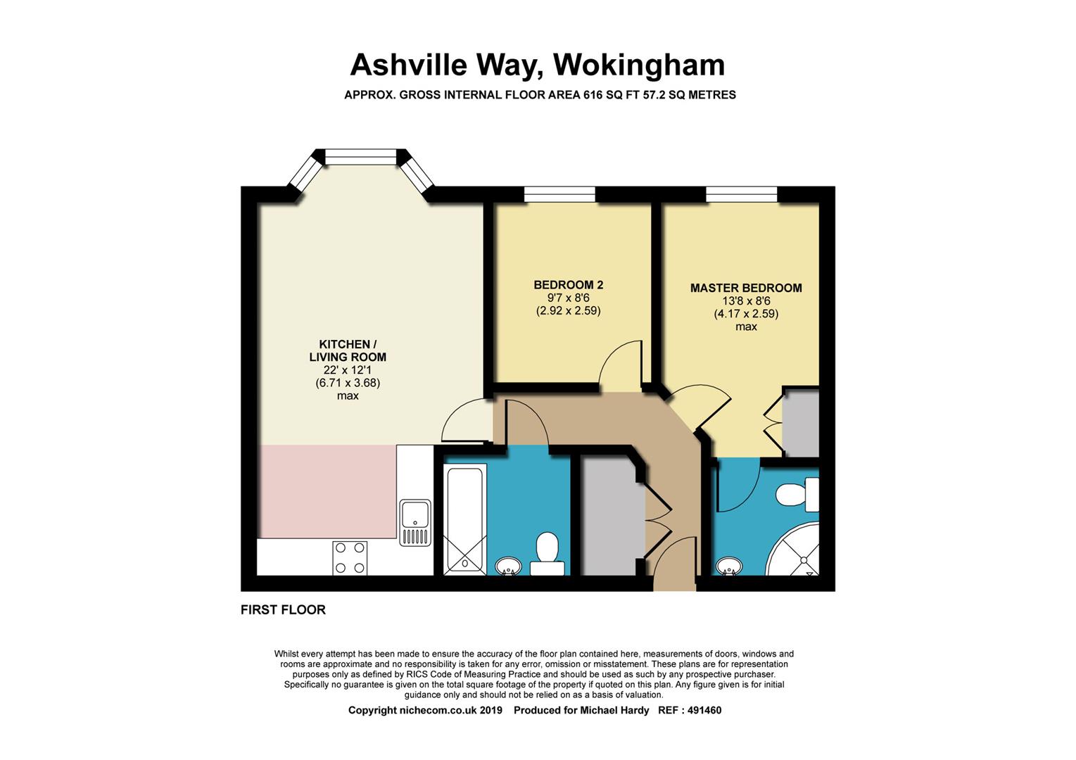 2 Bedrooms Flat for sale in Ashville Way, Wokingham, Berkshire RG41