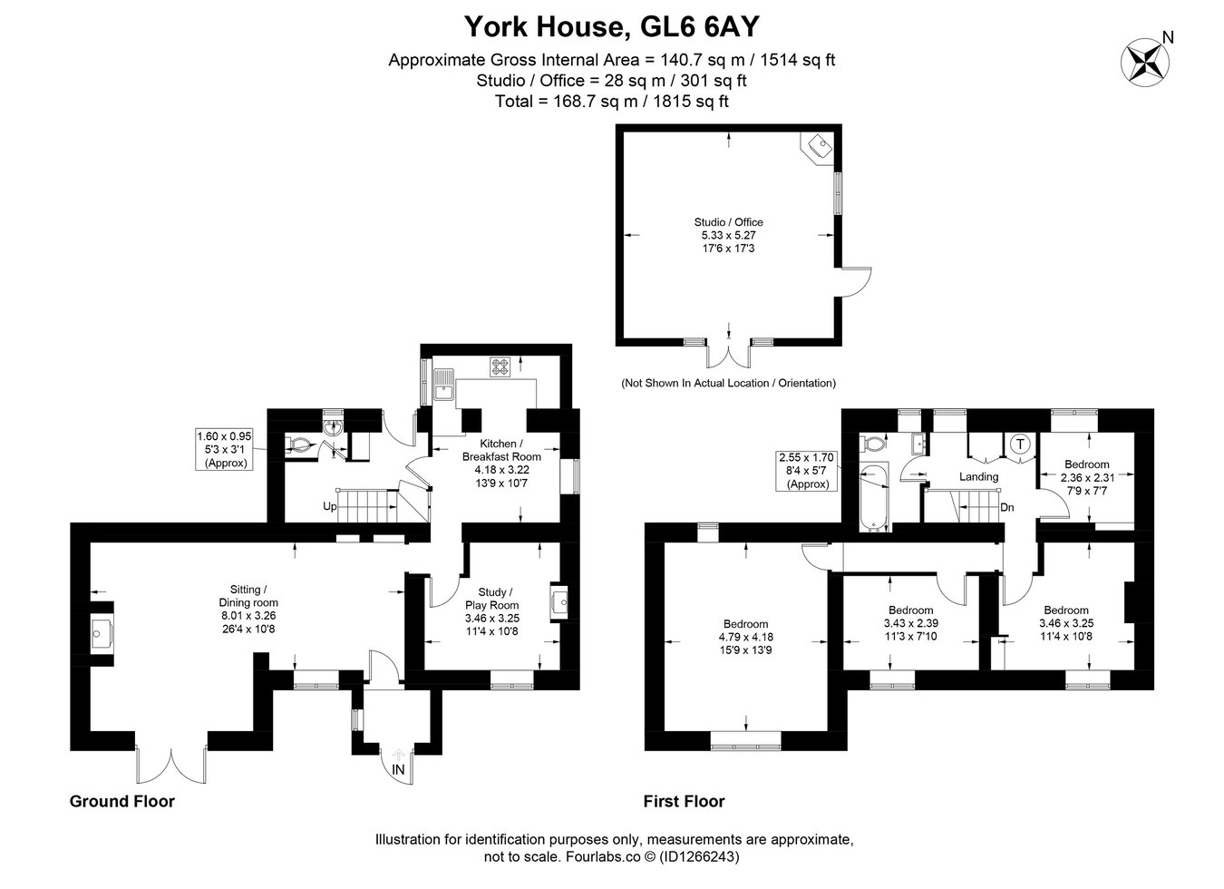 York House, Ferndale Road, Stroud floorplan