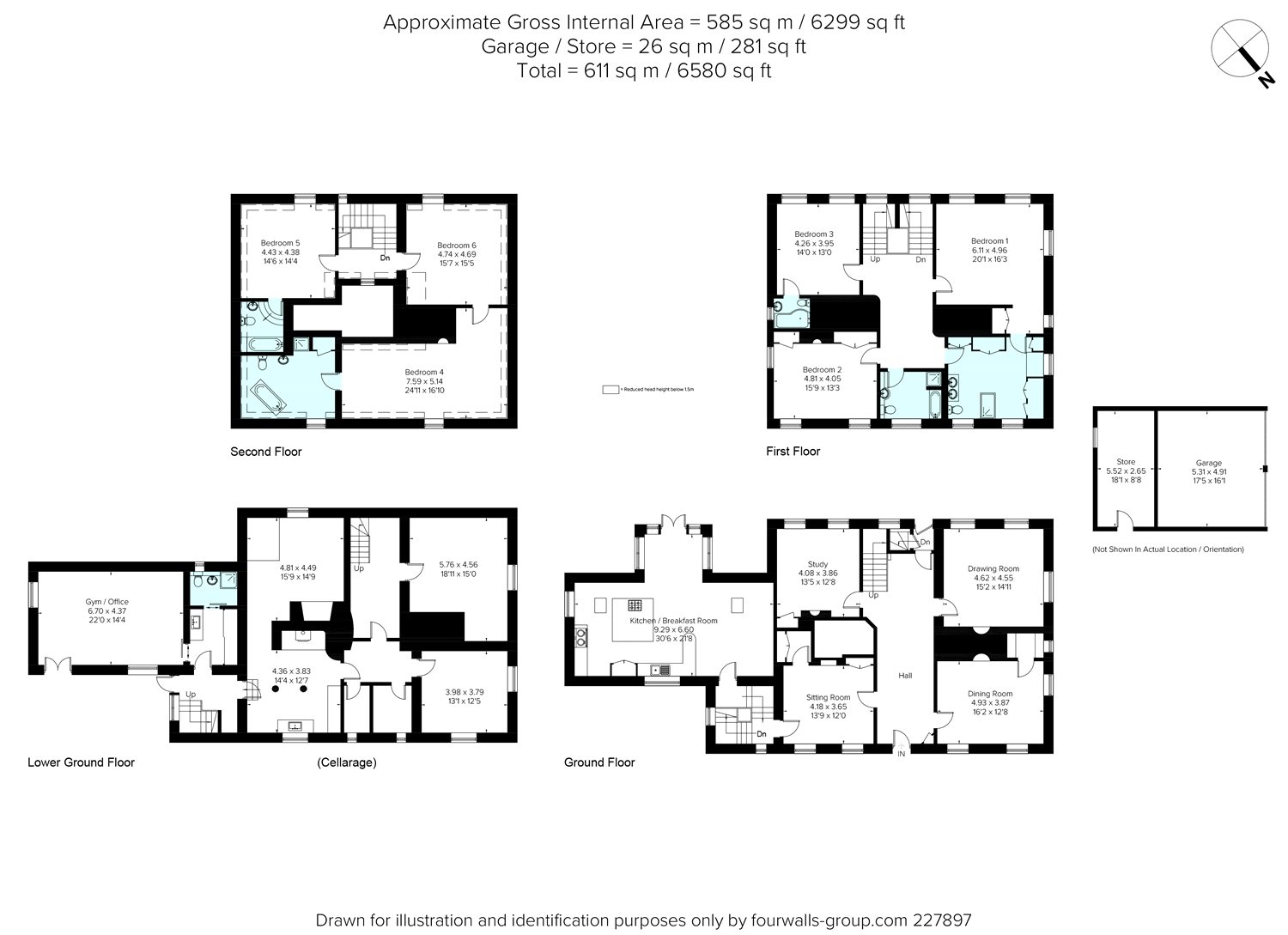 6 Bedrooms Detached house for sale in The Green, Warmington, Banbury OX17