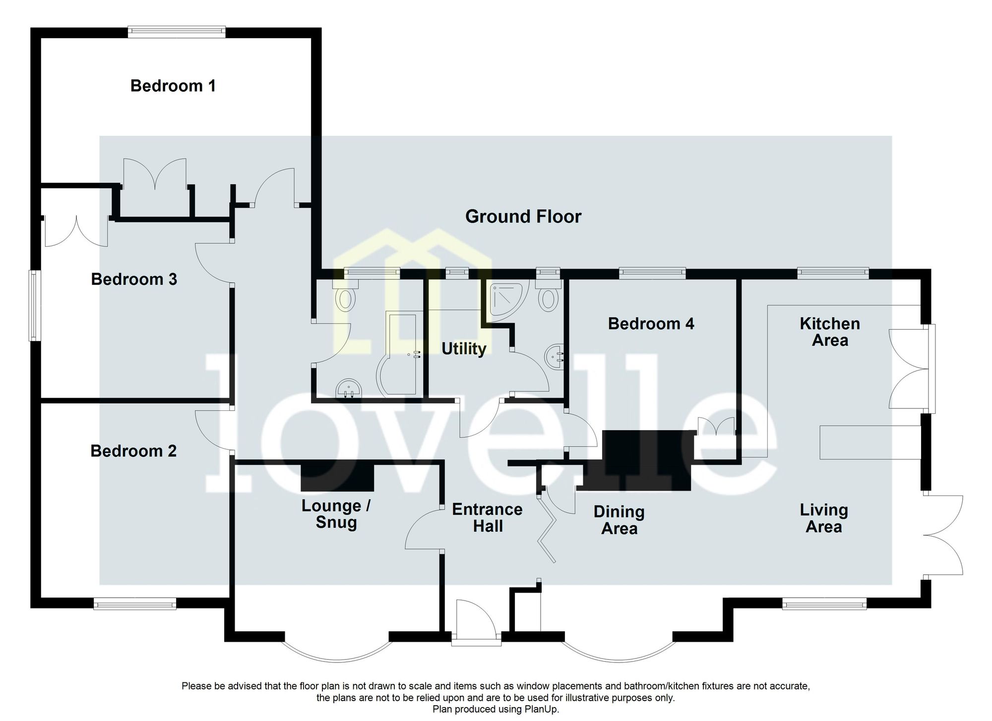 Oakleigh Furze Lane, Louth floorplan