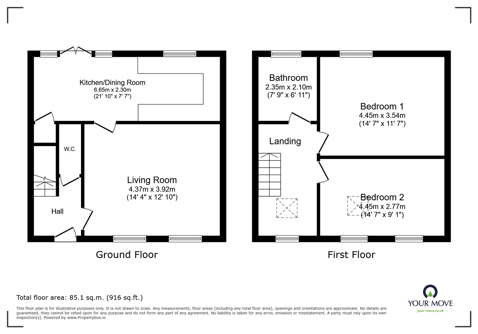 4 Kempthorne Row,, Park Avenue, Shropshire floorplan