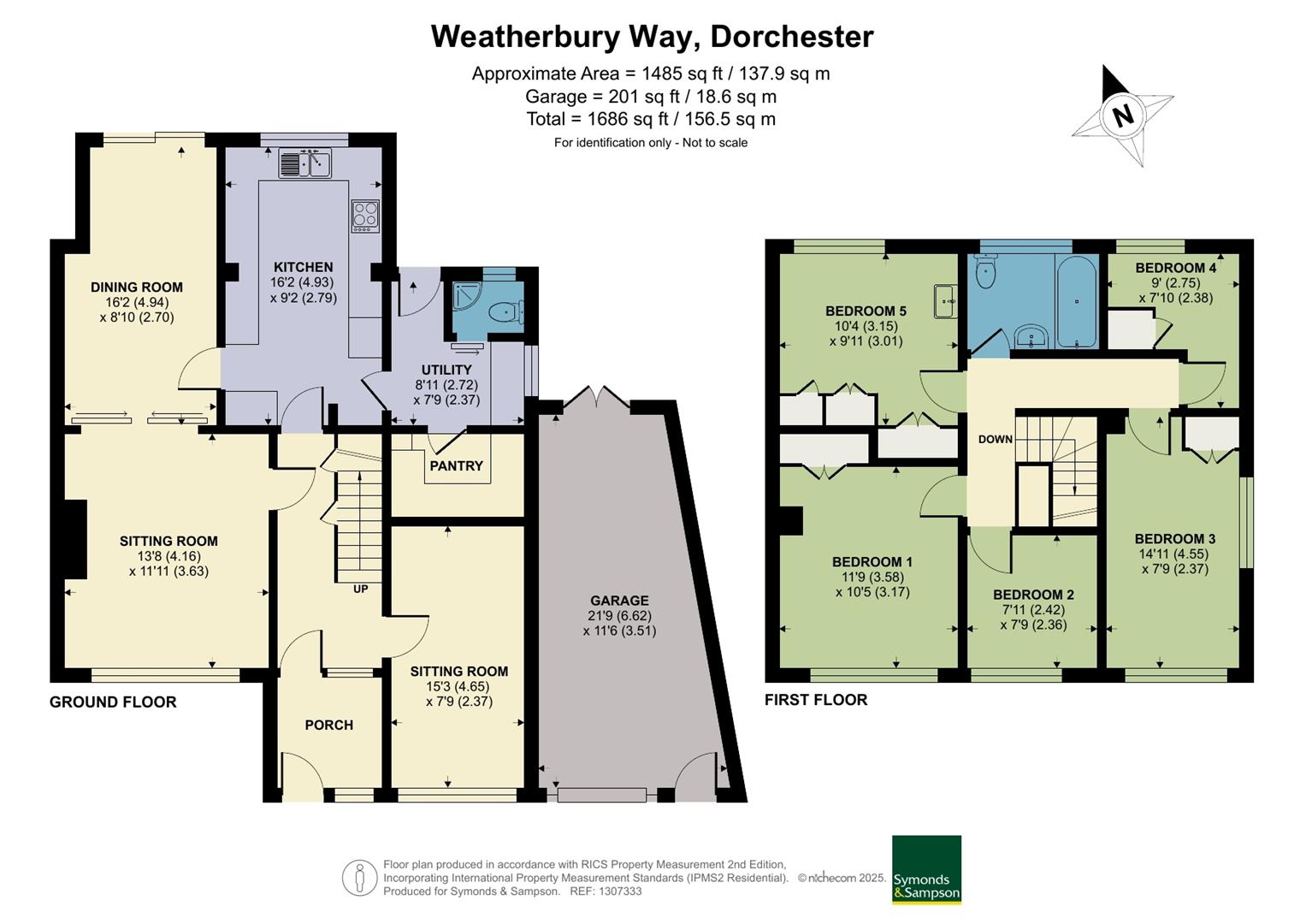 65, Weatherbury Way, Dorchester floorplan