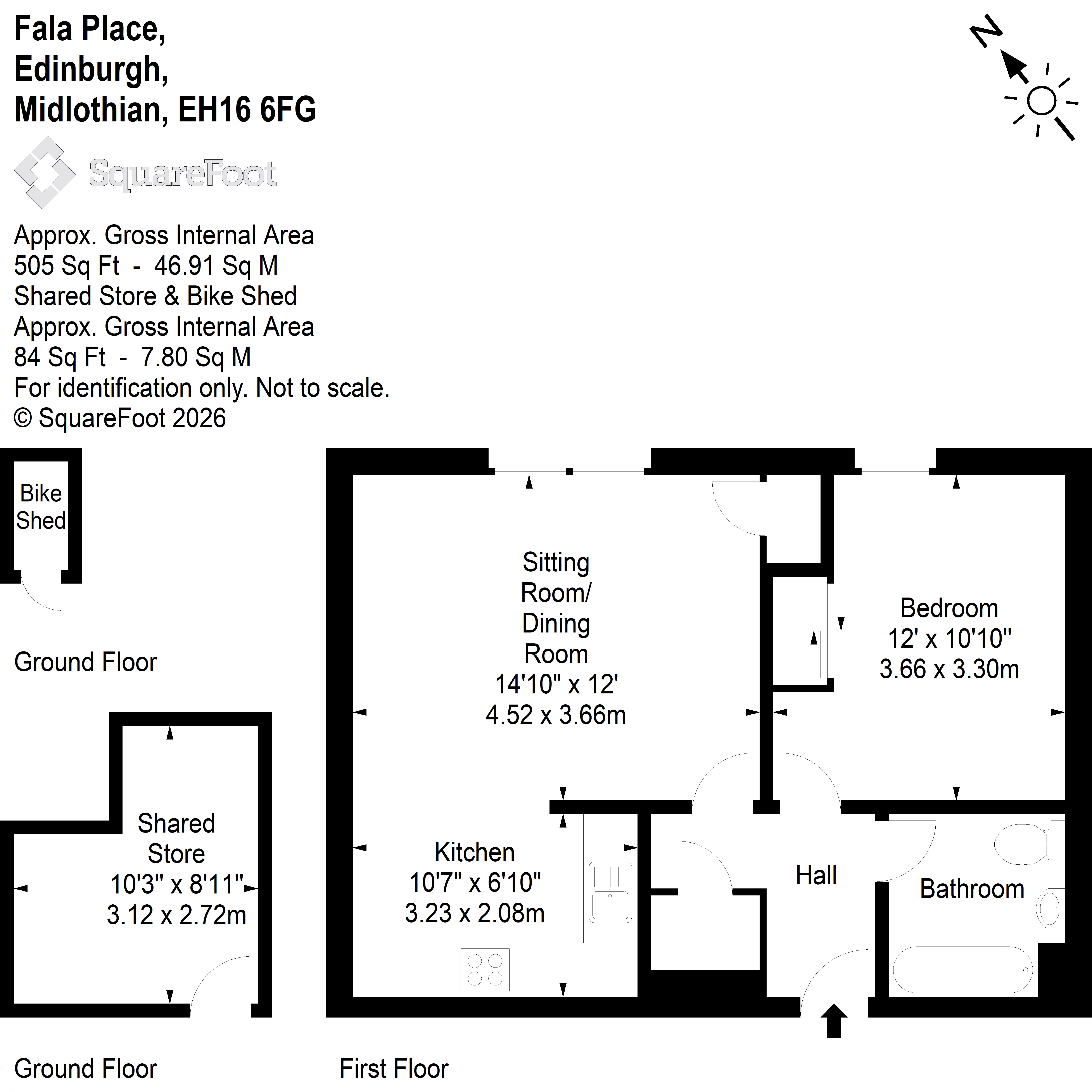 8/4, Fala Place, Edinburgh floorplan