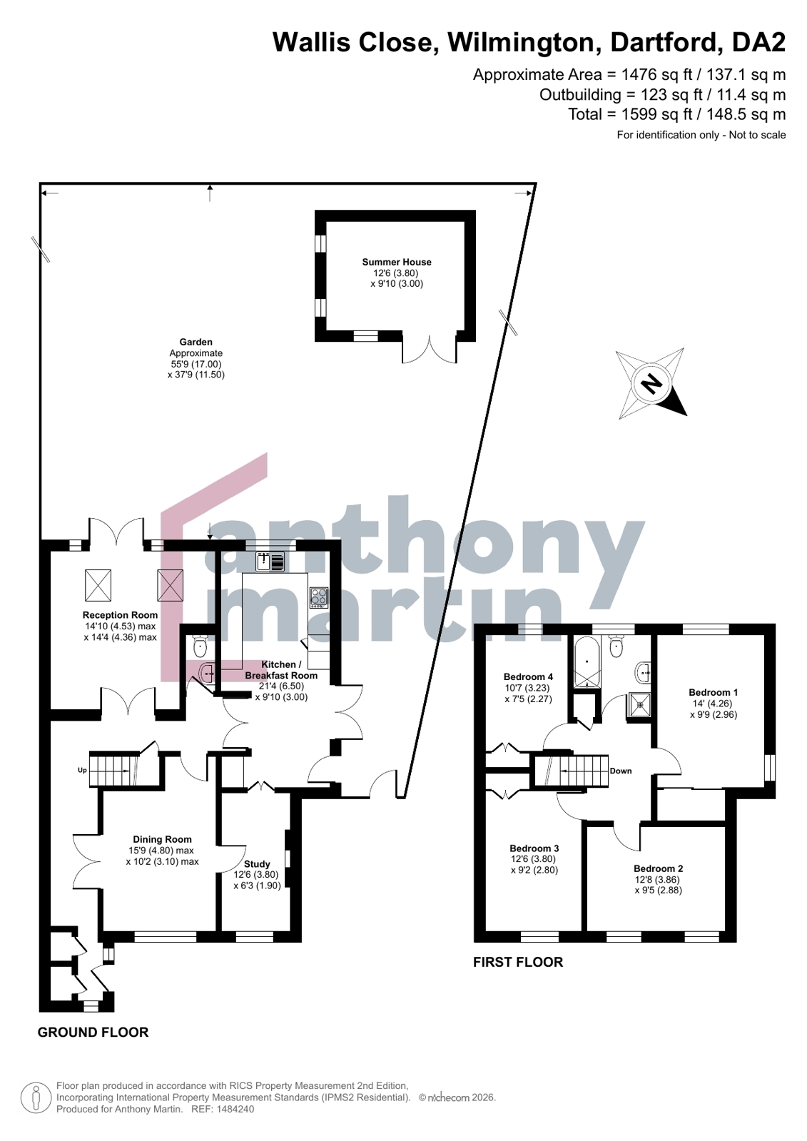 20, Wallis Close, Dartford floorplan