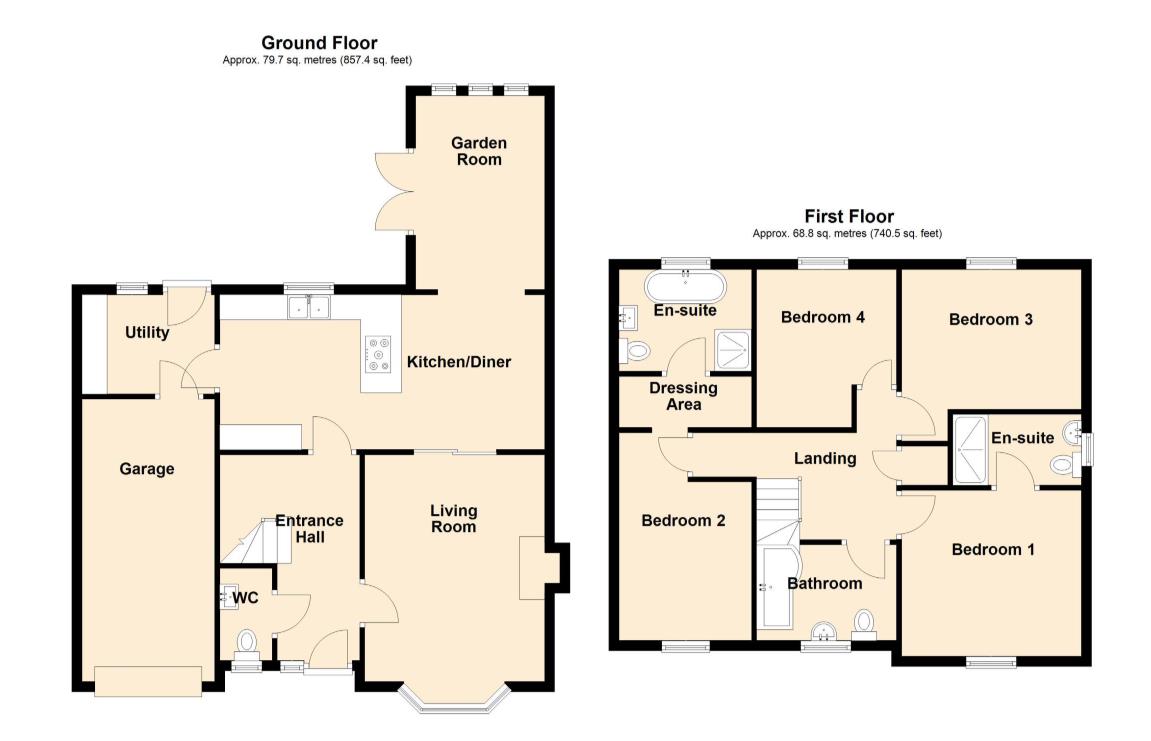 19, Foxglove Close, Brigg floorplan