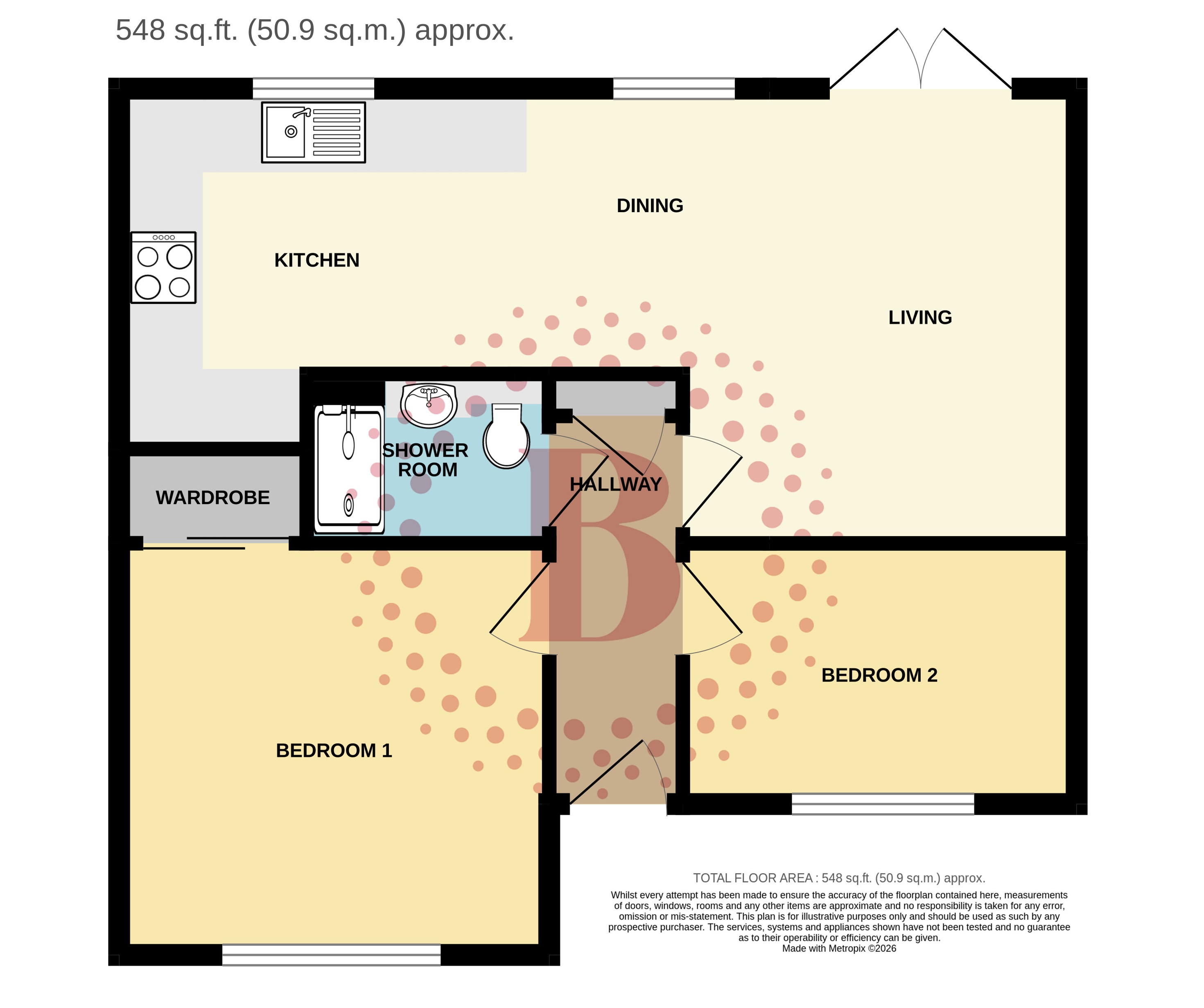 2, Orchard Way, Breachwood Green floorplan
