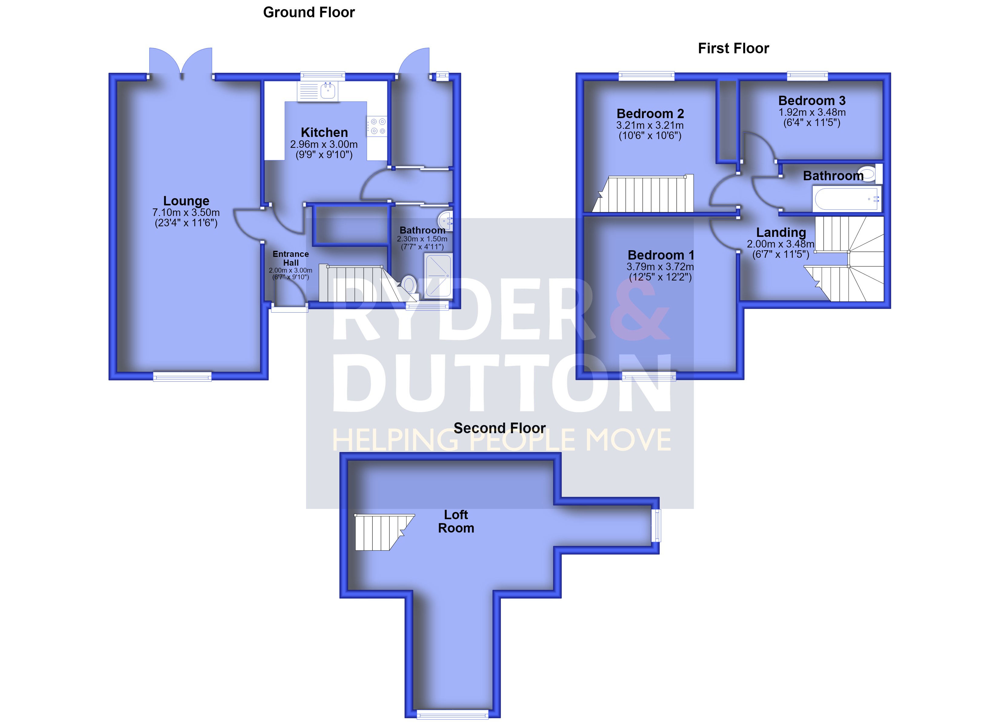 43, Northridge Road, Manchester floorplan