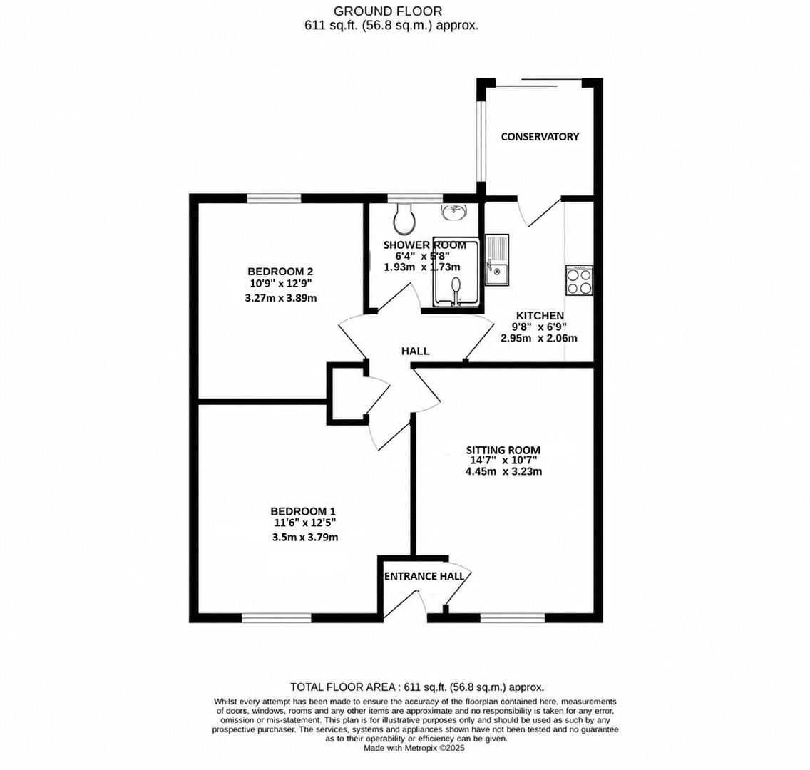 9, The Oaks, Cullompton floorplan