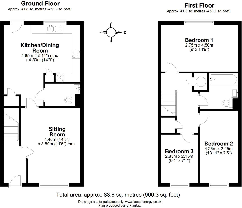 63, Challis Close, Sawston floorplan